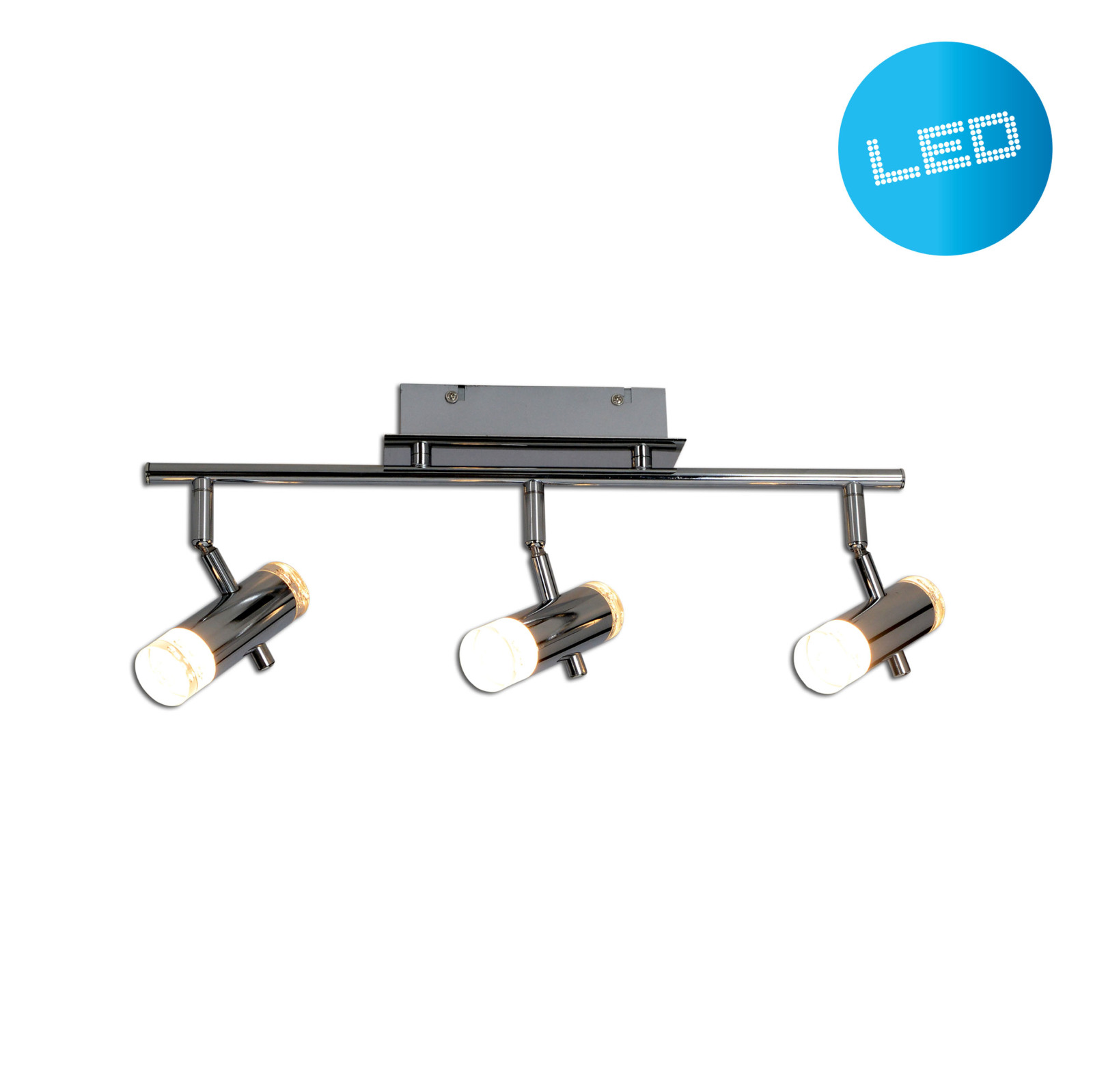 LED-Deckenleuchte GARDA - chrom - 3-flammig