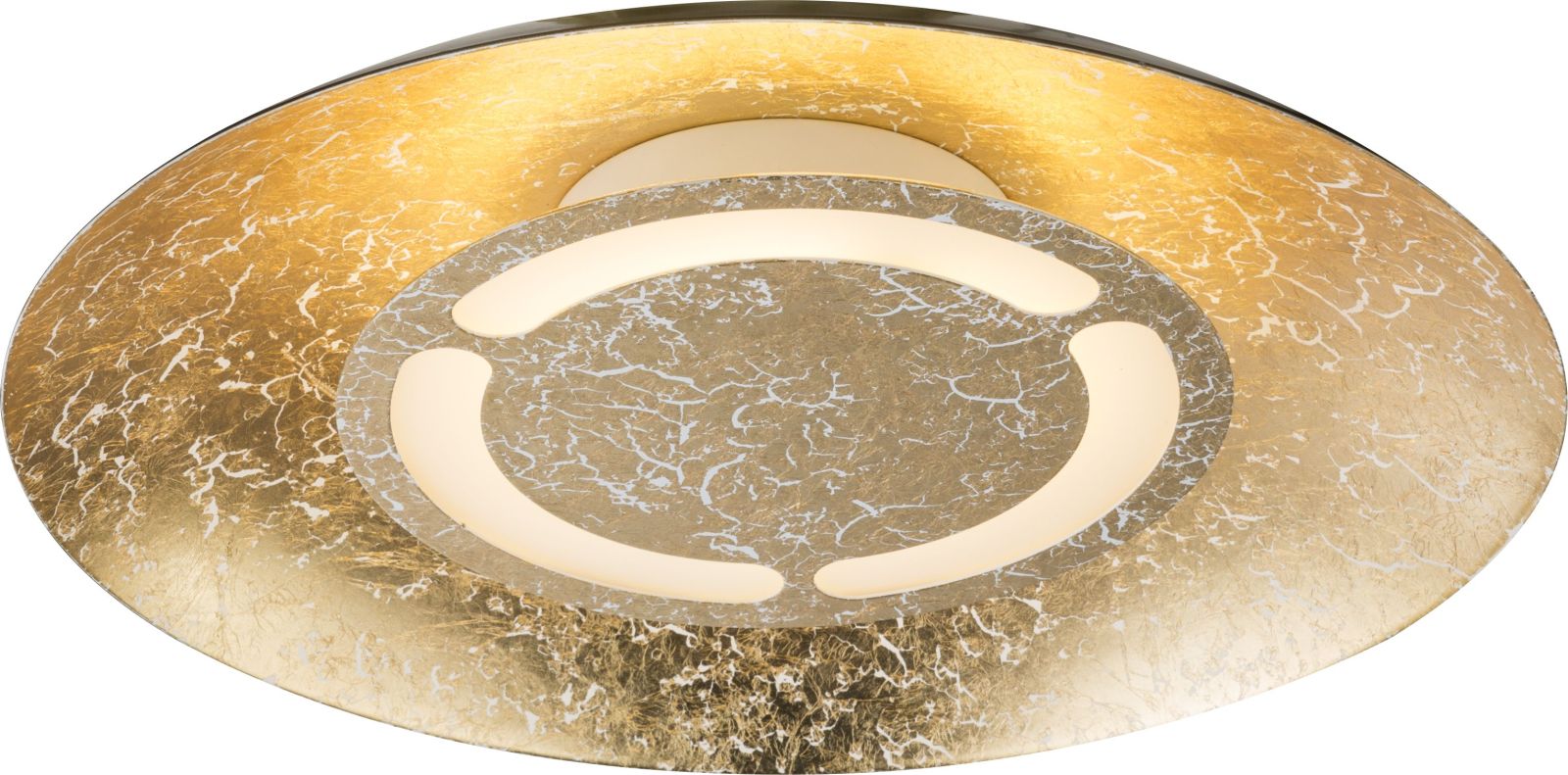 LED-Deckenleuchte - gold - Ø 35 cm