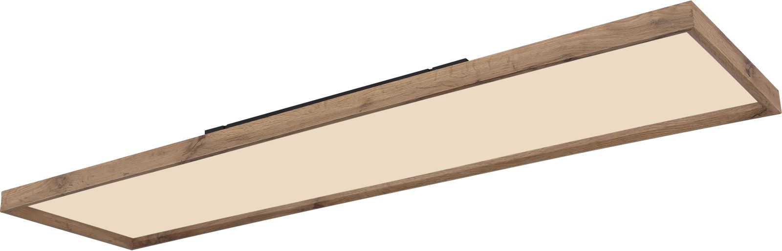 LED-Deckenleuchte - Holzoptik - weiß matt - 120 cm