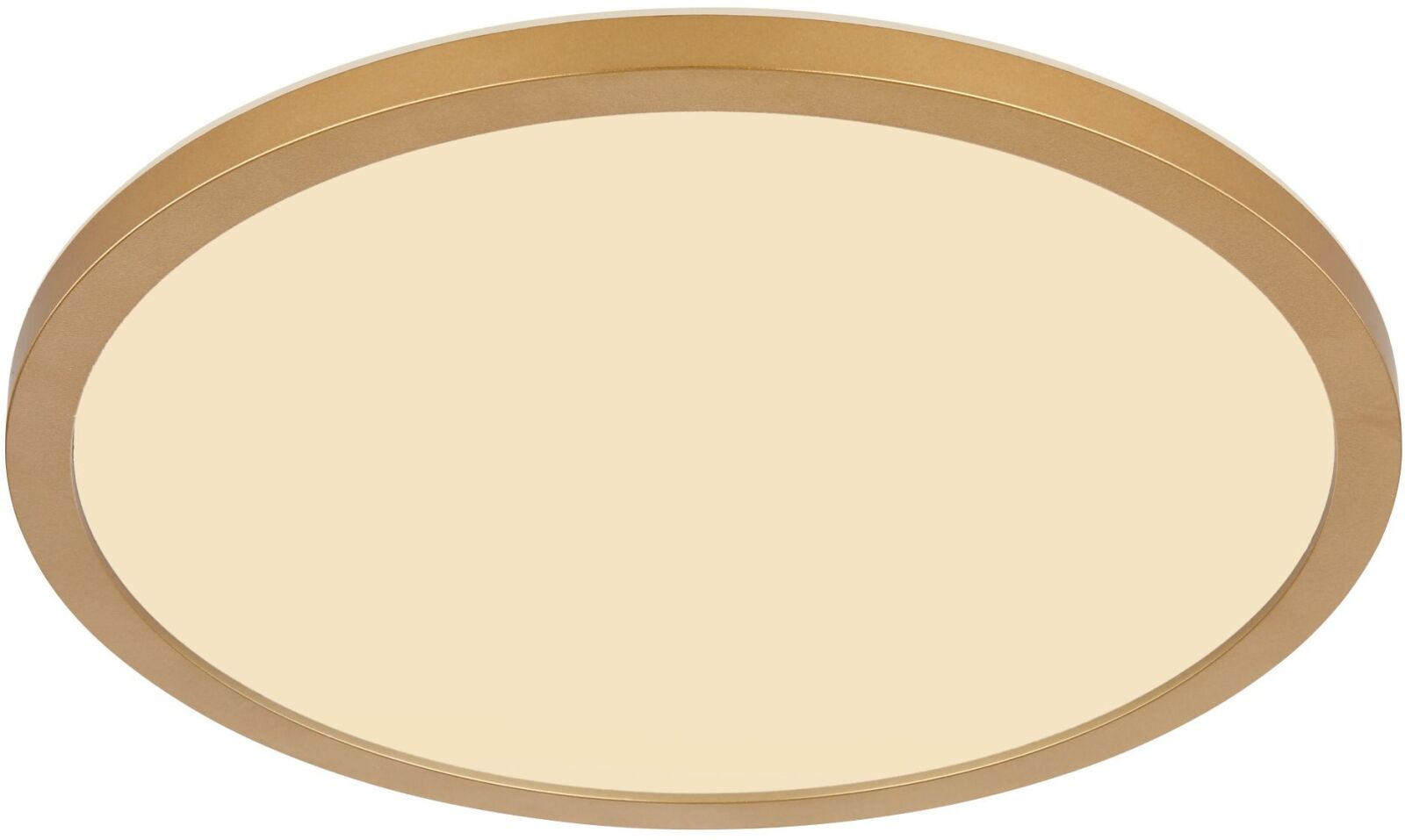 LED-Deckenleuchte - messingfarben - Memoryfunktion - Ø 42 cm