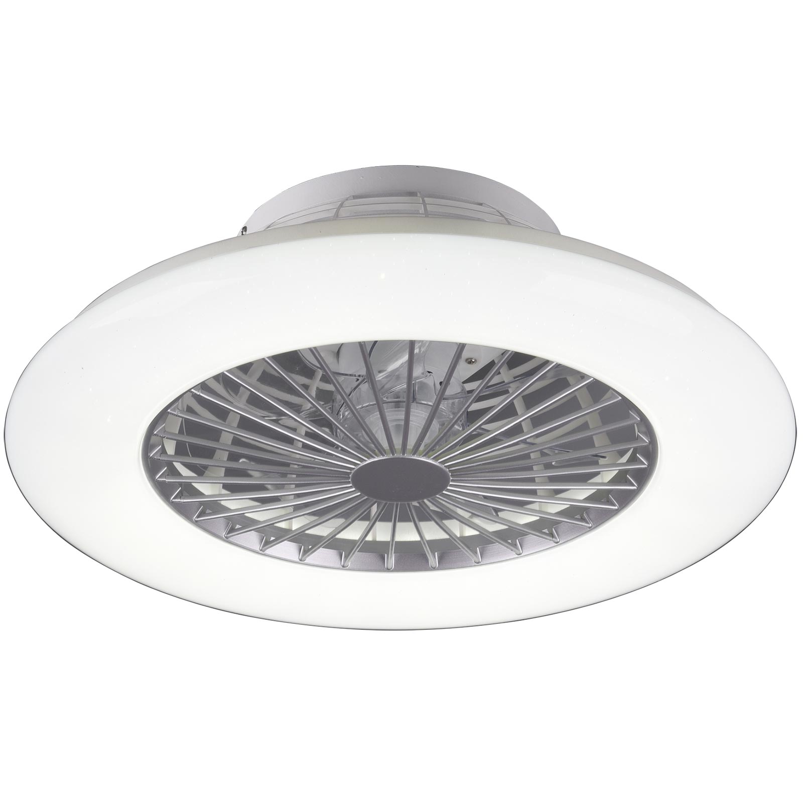 LED-Deckenleuchte mit Ventilator STRALSUND - weiß - dimmbar