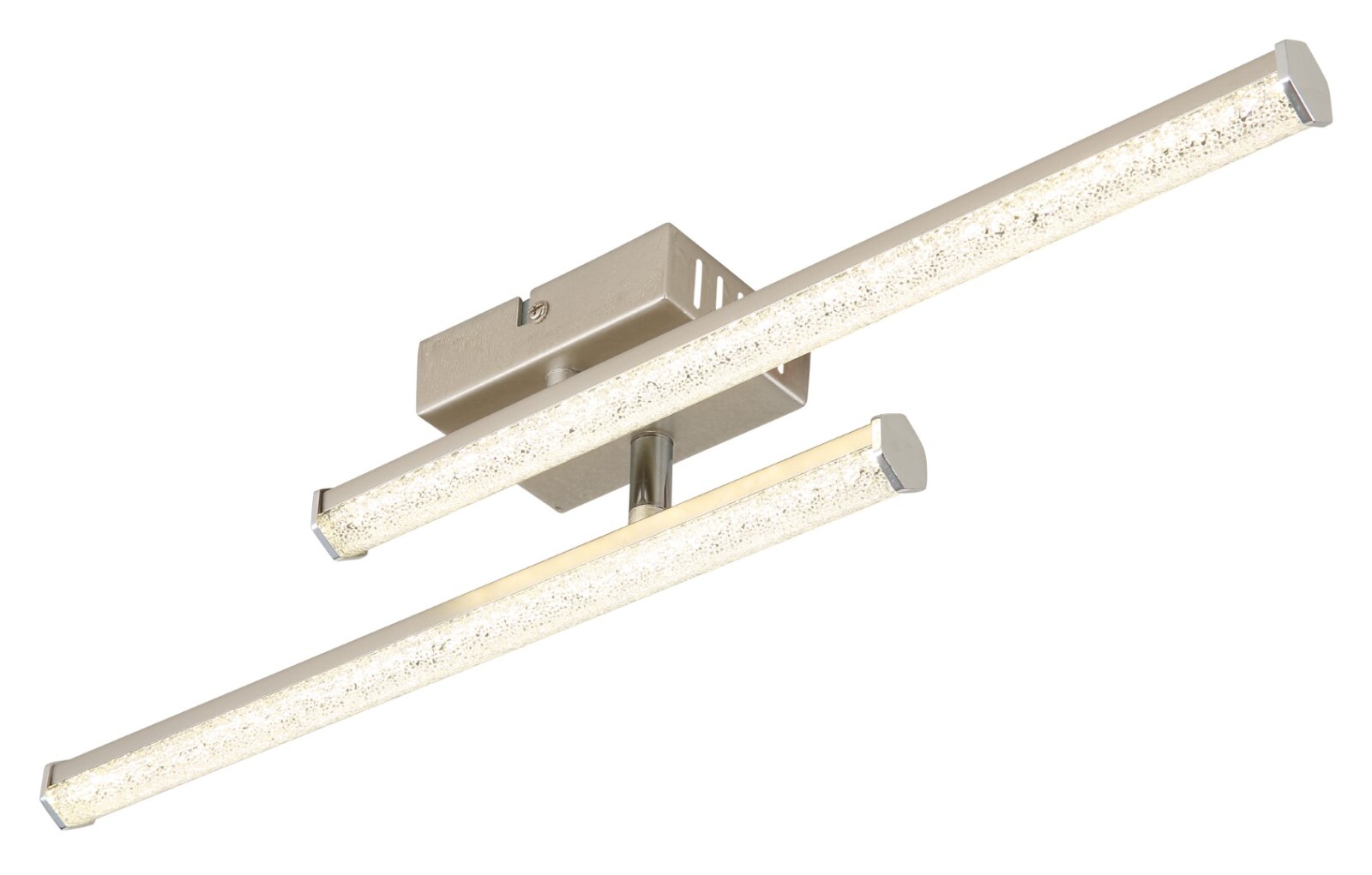 LED-Deckenleuchte - Nickel matt - schwenkbar