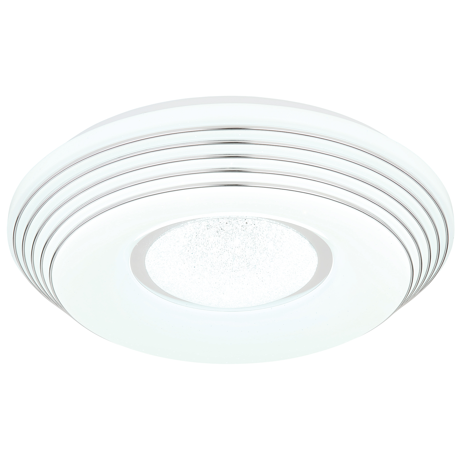 LED-Deckenleuchte - opal-weiß - mit Fernbedienung