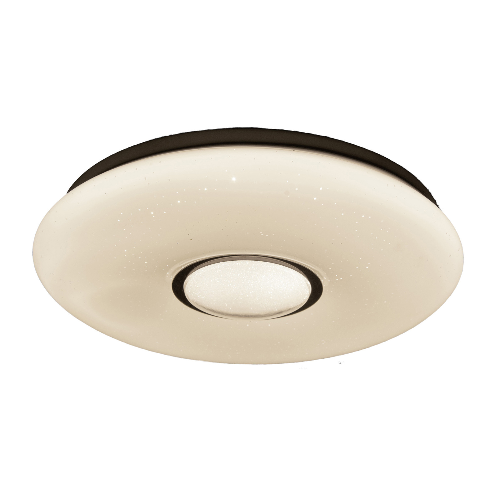 LED-Deckenleuchte PICTON - weiß - mit Kristalleffekt - Ø 50 cm