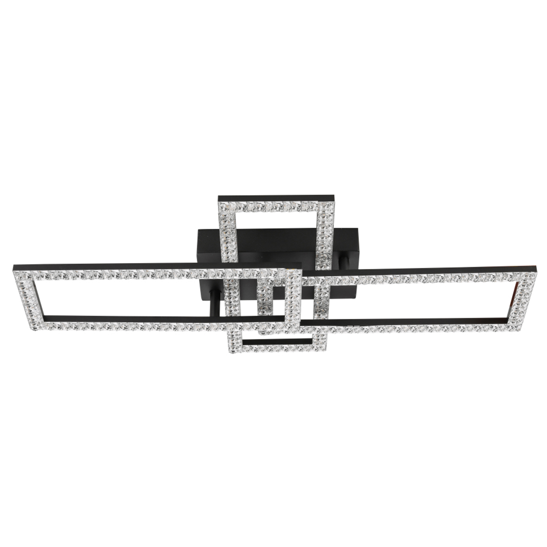 LED-Deckenleuchte - schwarz - 62 cm