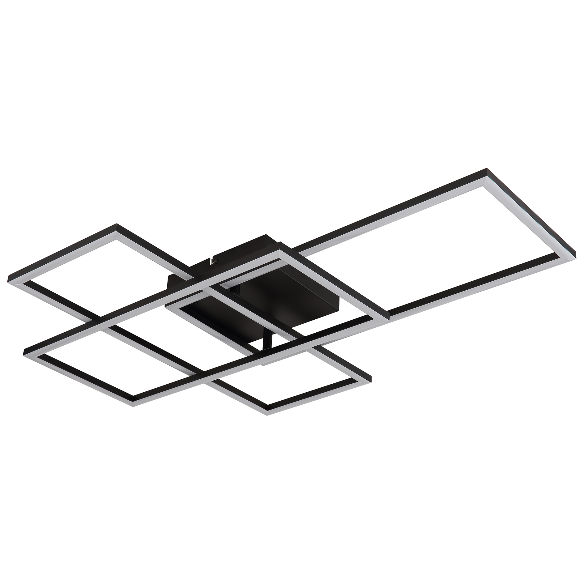LED-Deckenleuchte - schwarz - dimmbar - SmartHome