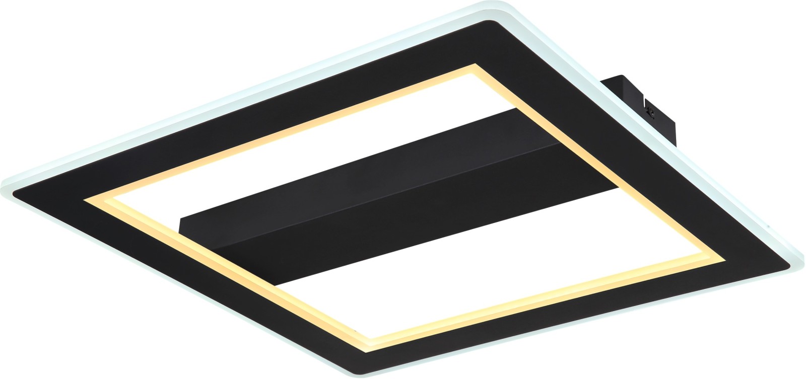 LED-Deckenleuchte - schwarz matt - 45 cm