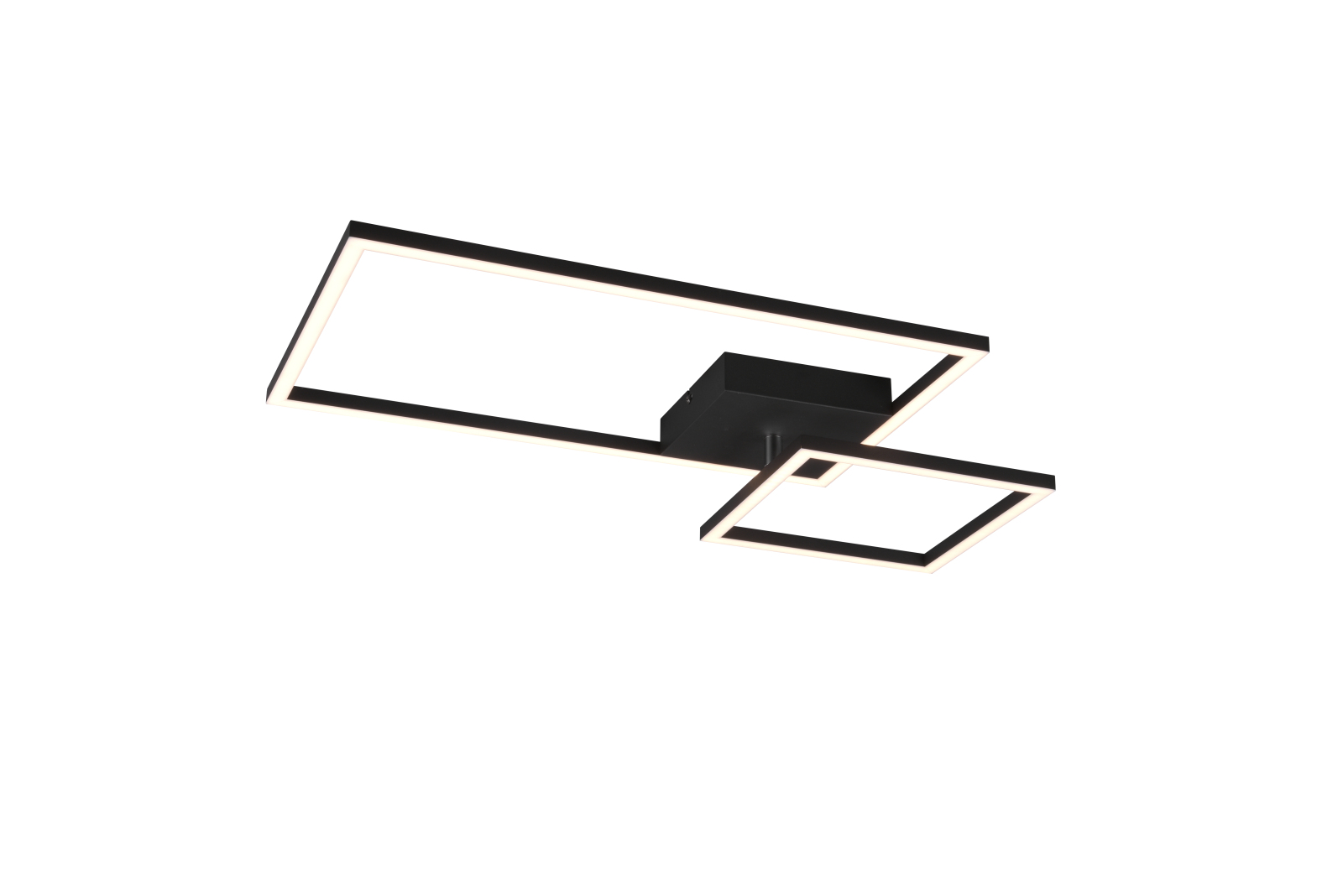 LED-Deckenleuchte - schwarz matt - schwenkbar - Switch-Simmer