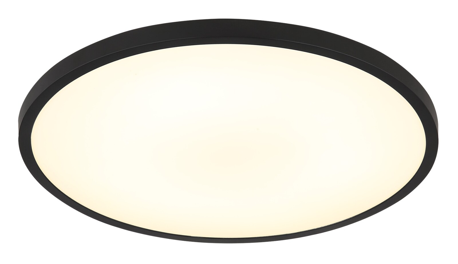LED-Deckenleuchte - schwarz-opal - Ø 30 cm