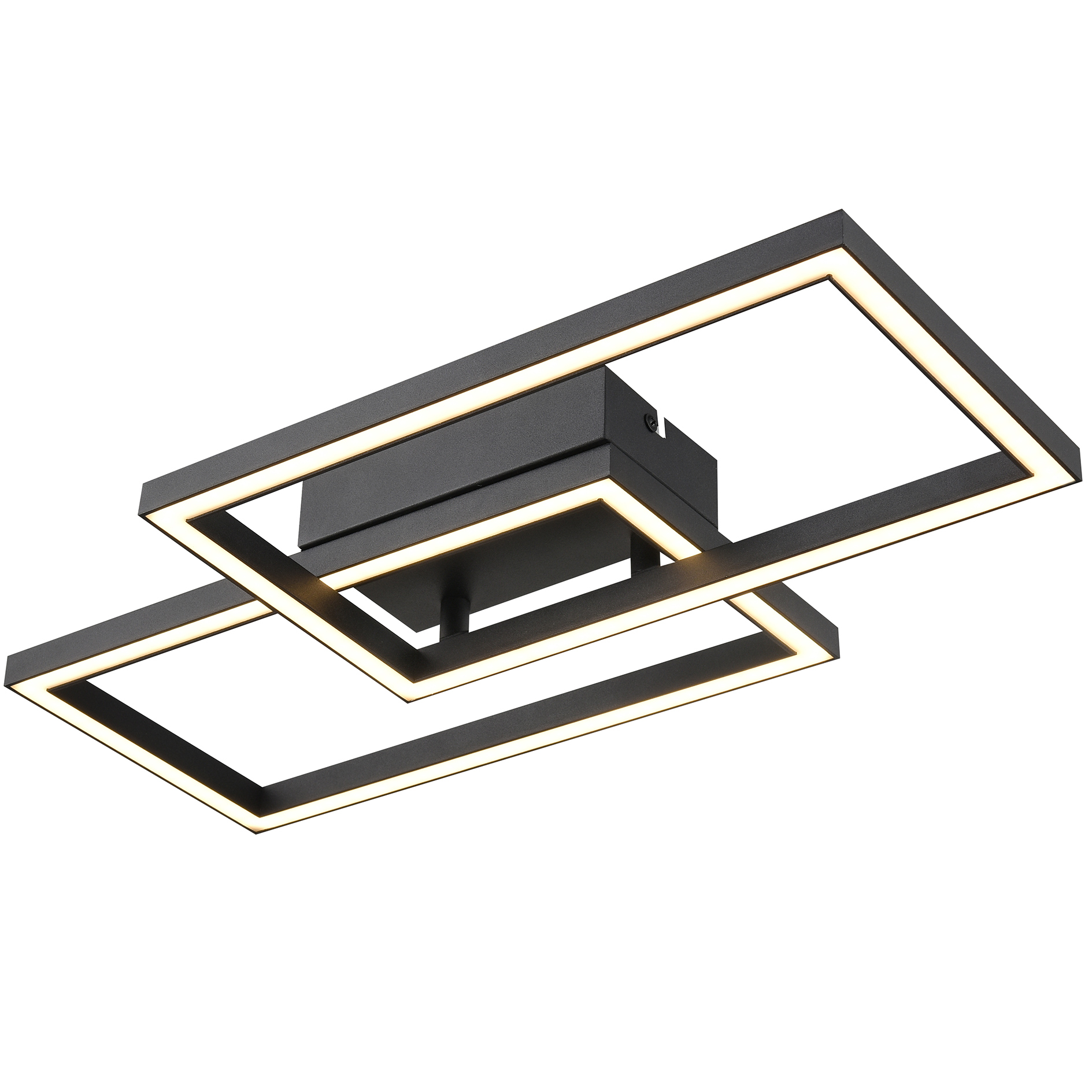 LED-Deckenleuchte - schwarz-opal - 50 cm