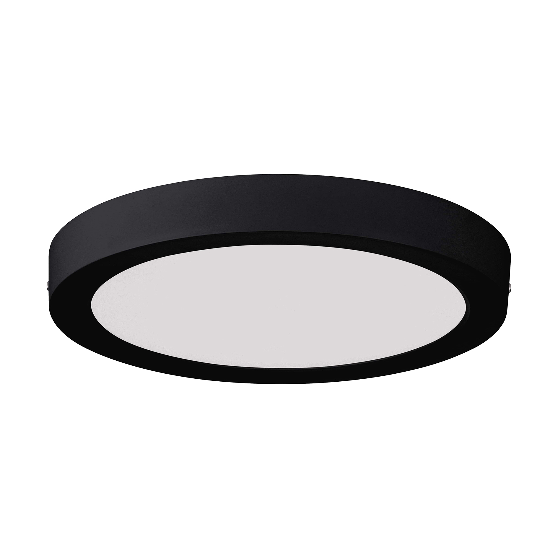 LED-Deckenleuchte - schwarz-weiß - Ø 22,5 cm