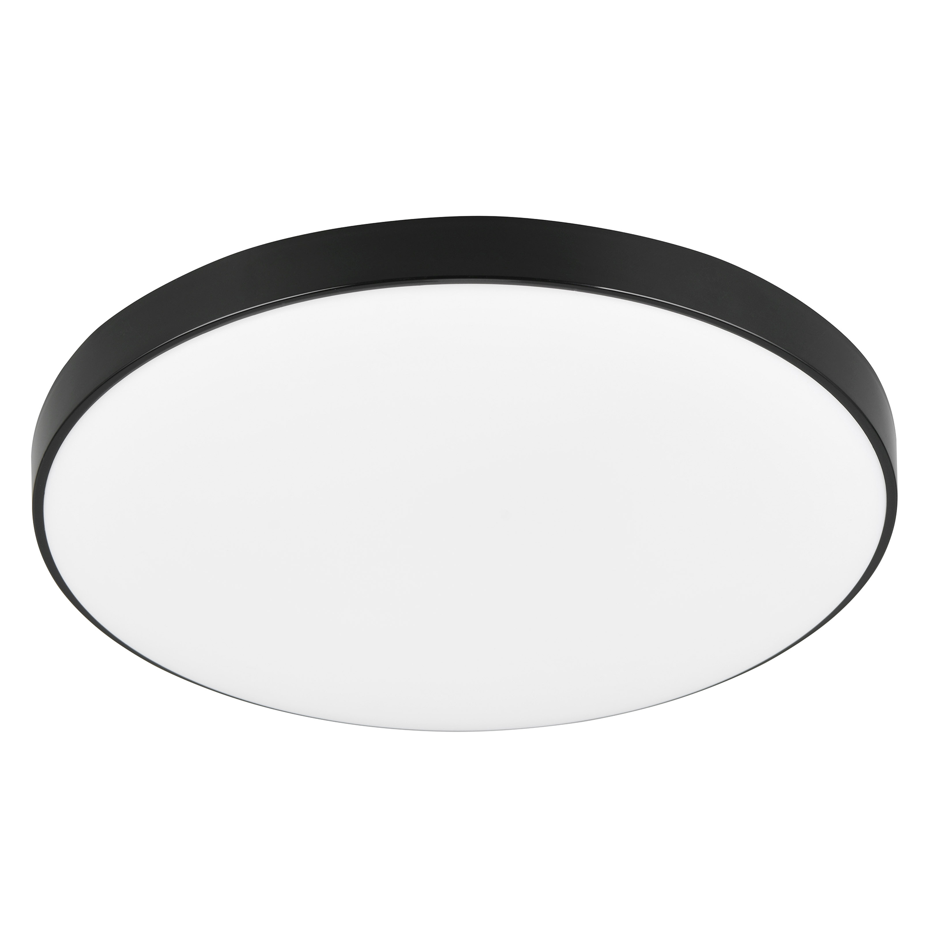 LED-Deckenleuchte - schwarz-weiß - Ø 27 cm