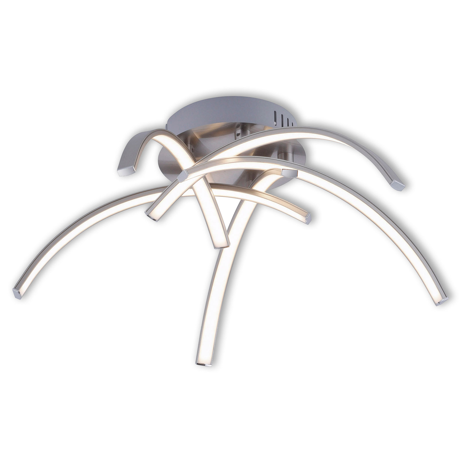 LED-Deckenleuchte - silber - Ø 47 cm