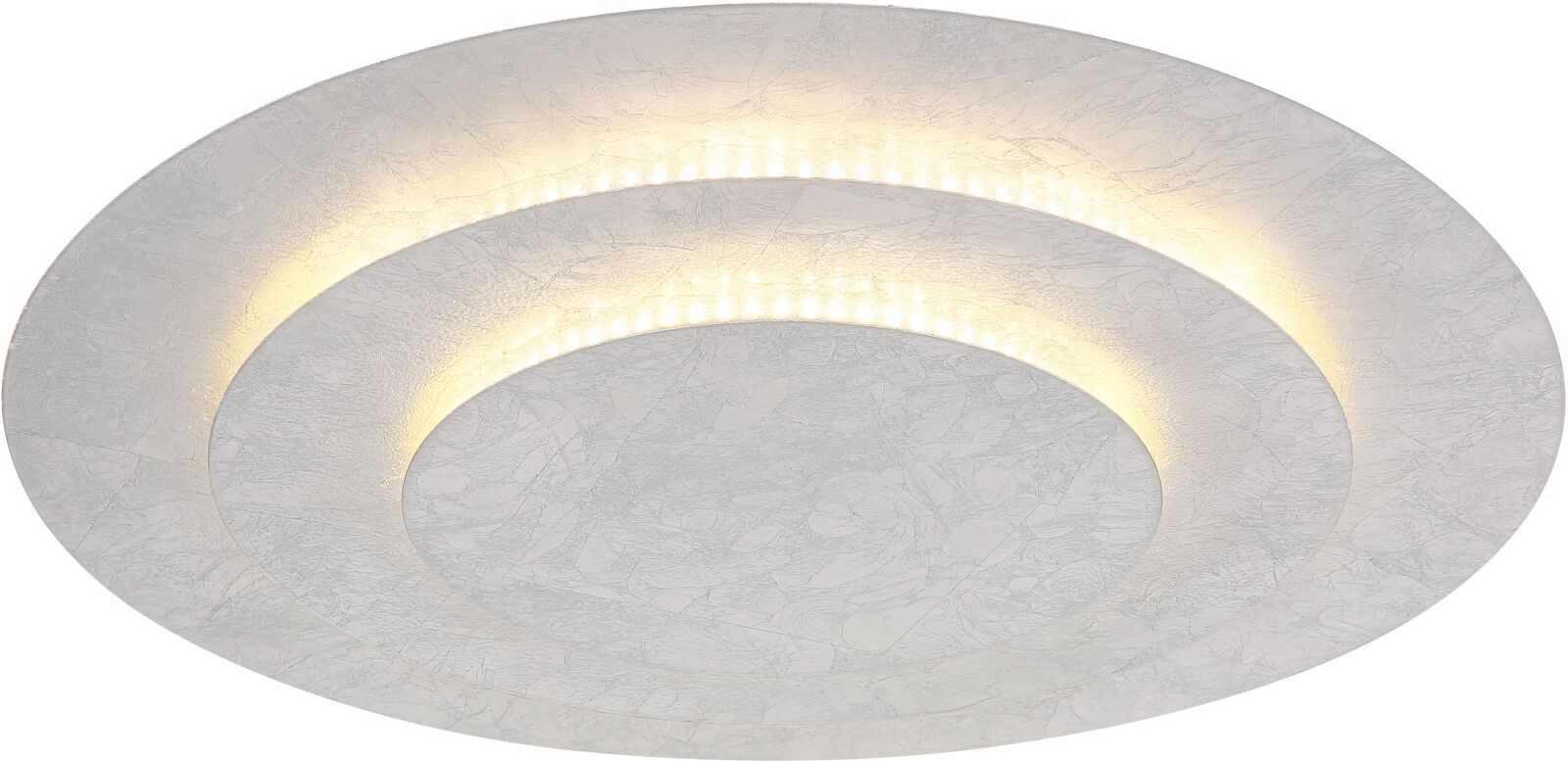 LED-Deckenleuchte - silberfarben - Ø 49 cm