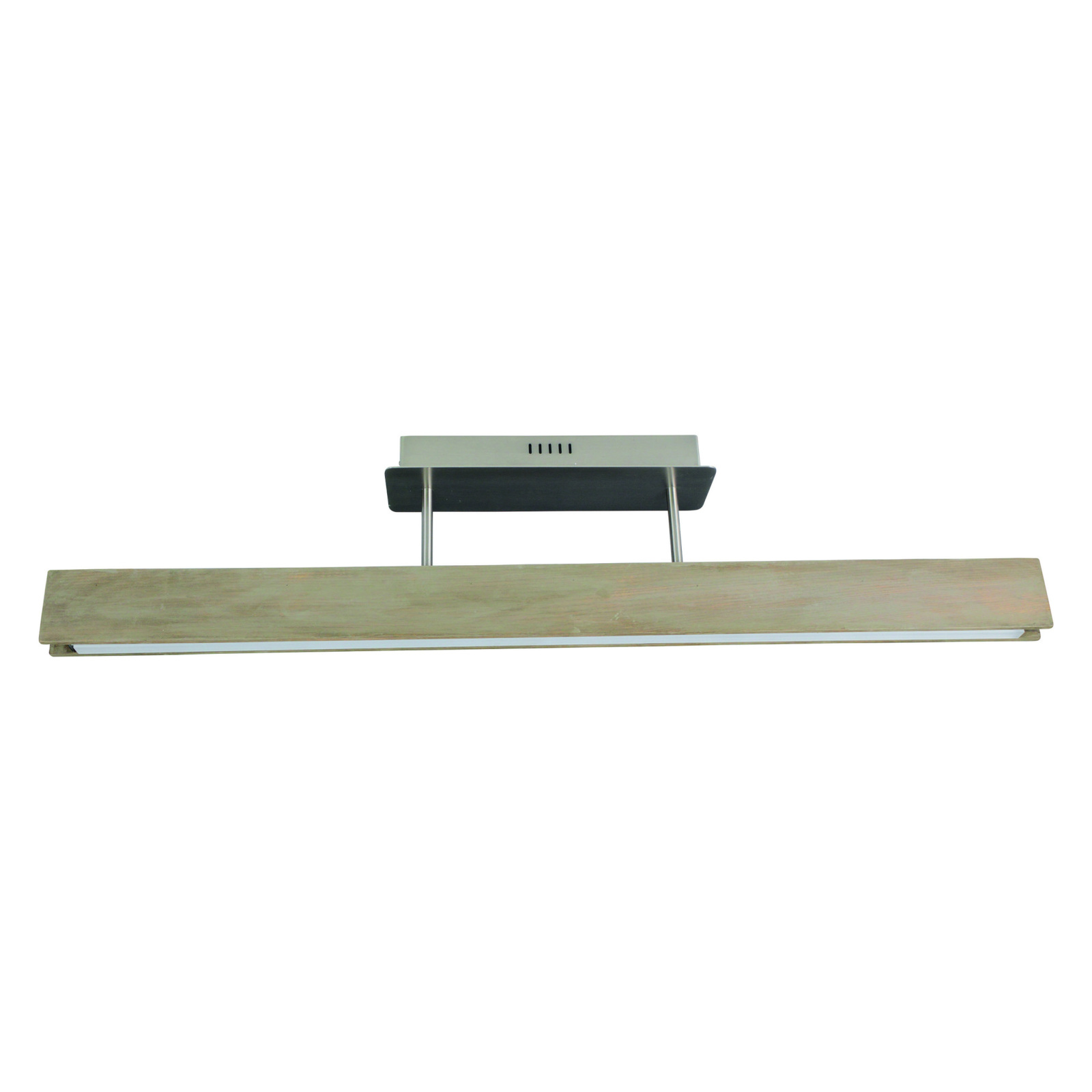 LED-Deckenleuchte STRAIGHT - holzfarben - 97,5 cm