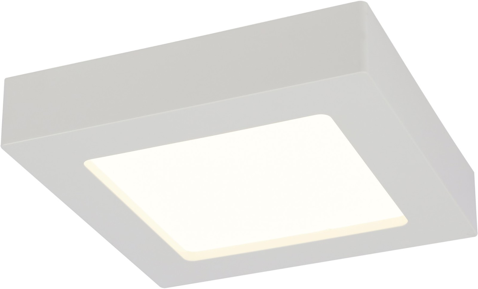 LED-Deckenleuchte - weiß - 22x22 cm