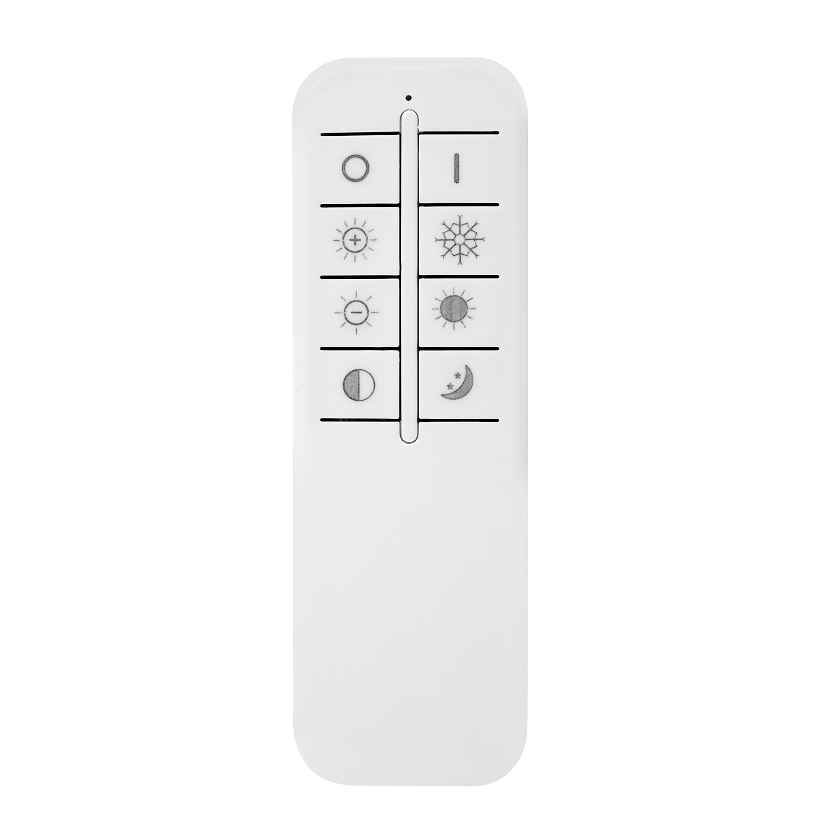 LED-Deckenleuchte - weiß-chrom - dimmbar - SmartHome