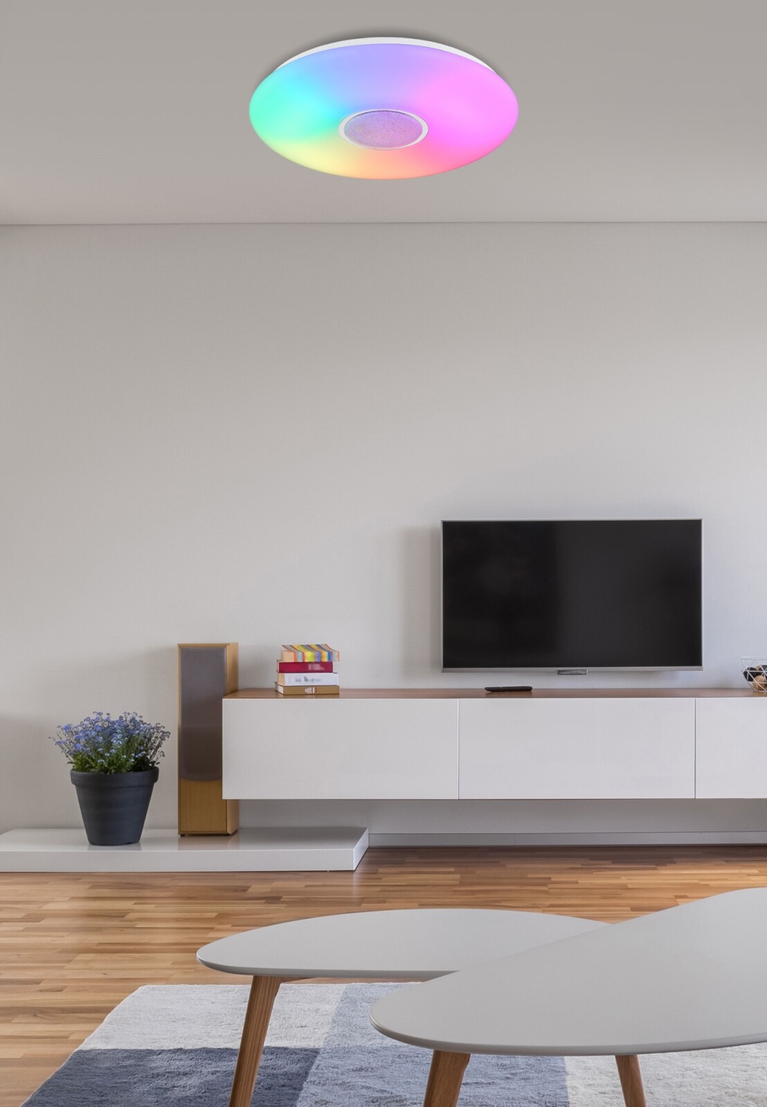 LED-Deckenleuchte - weiß - dimmbar - Ø 49 cm