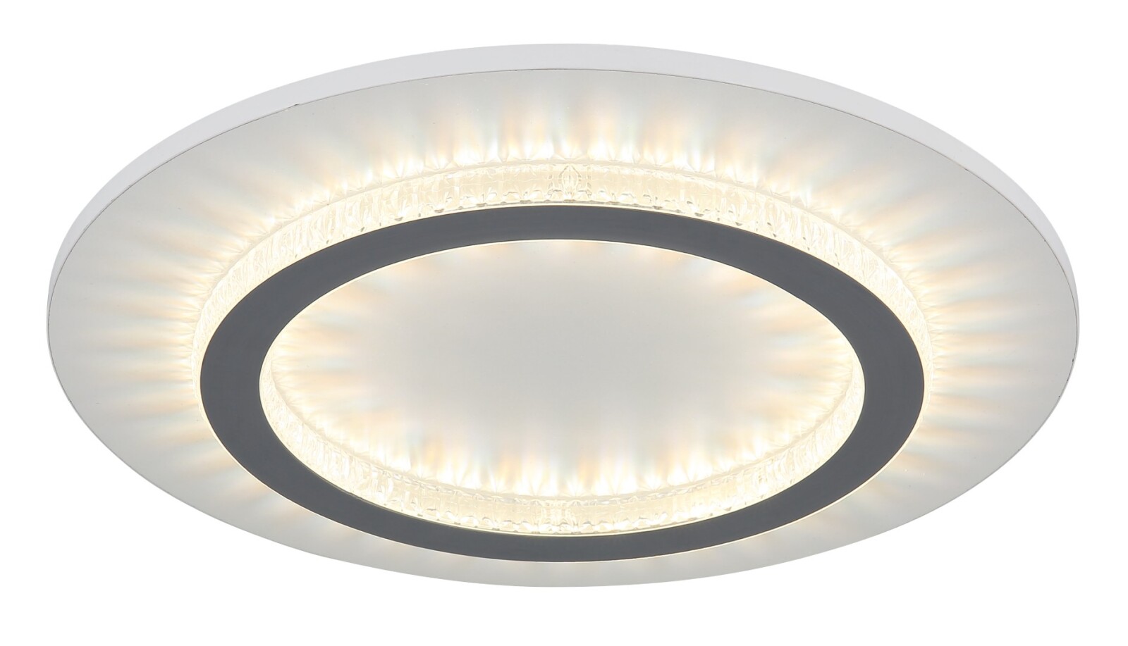 LED-Deckenleuchte - weiß-hellgrau matt - Ø 35 cm