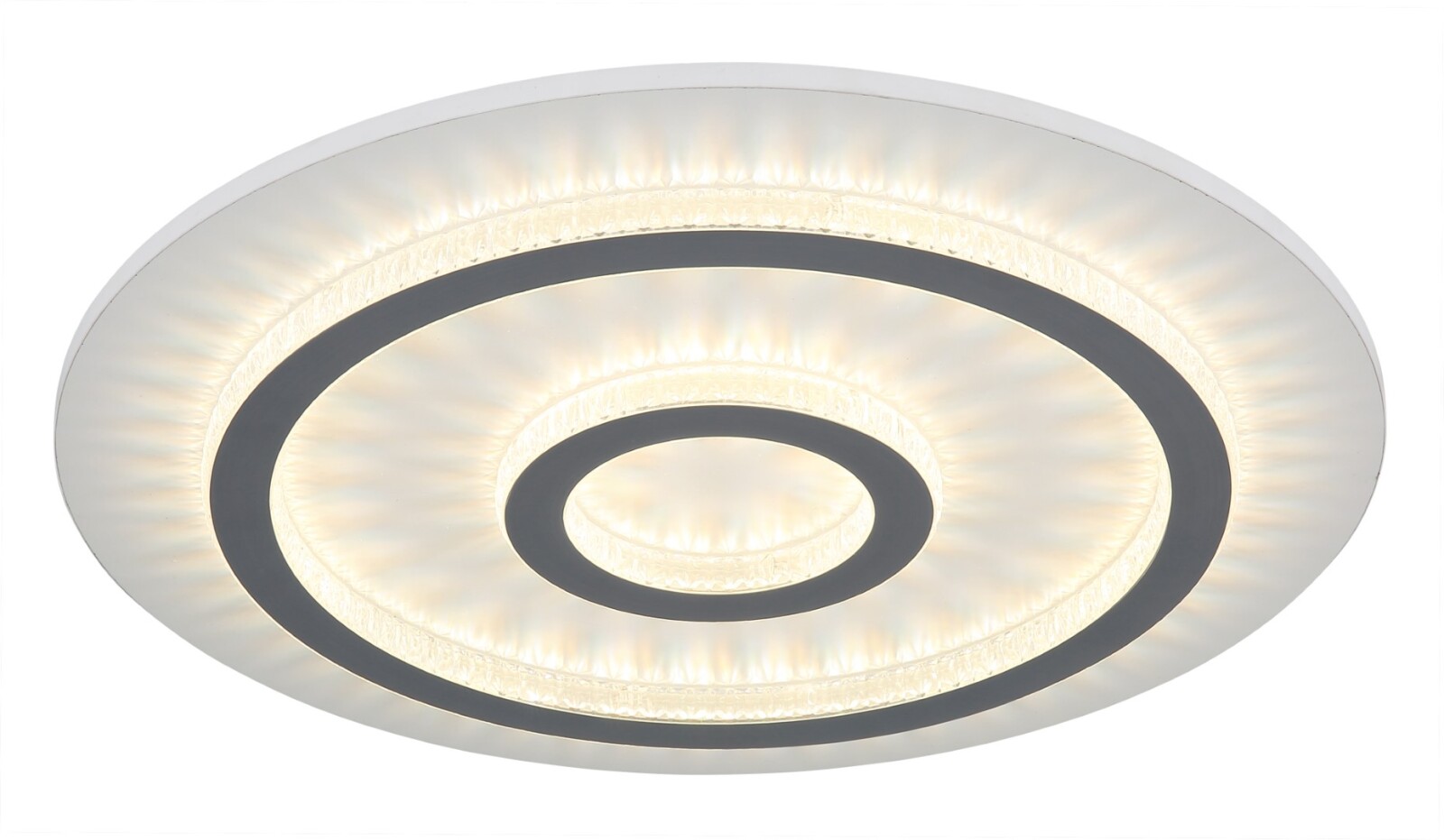 LED-Deckenleuchte - weiß-hellgrau matt - Ø 45 cm