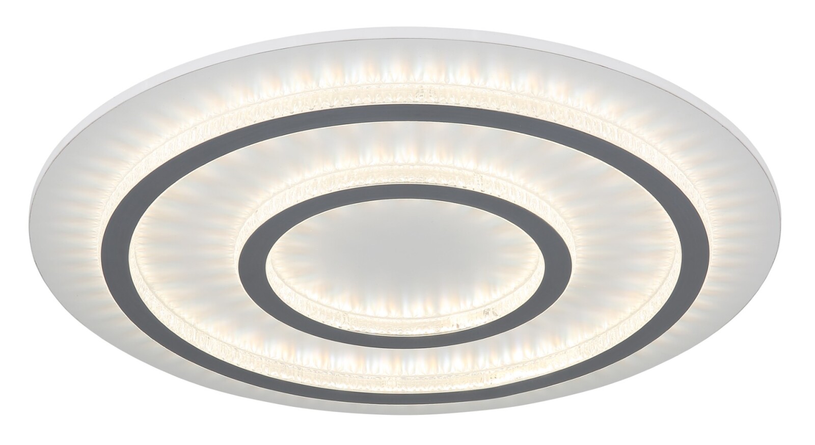 LED-Deckenleuchte - weiß-hellgrau matt - Ø 55 cm