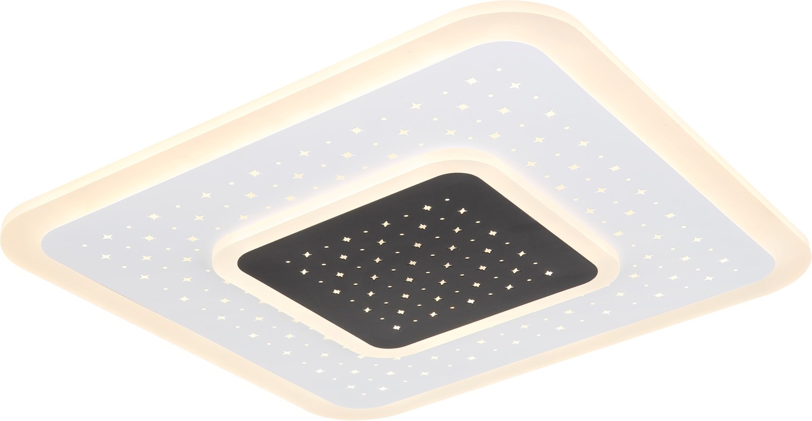 LED-Deckenleuchte - weiß matt - dimmbar - mit Fernbedienung