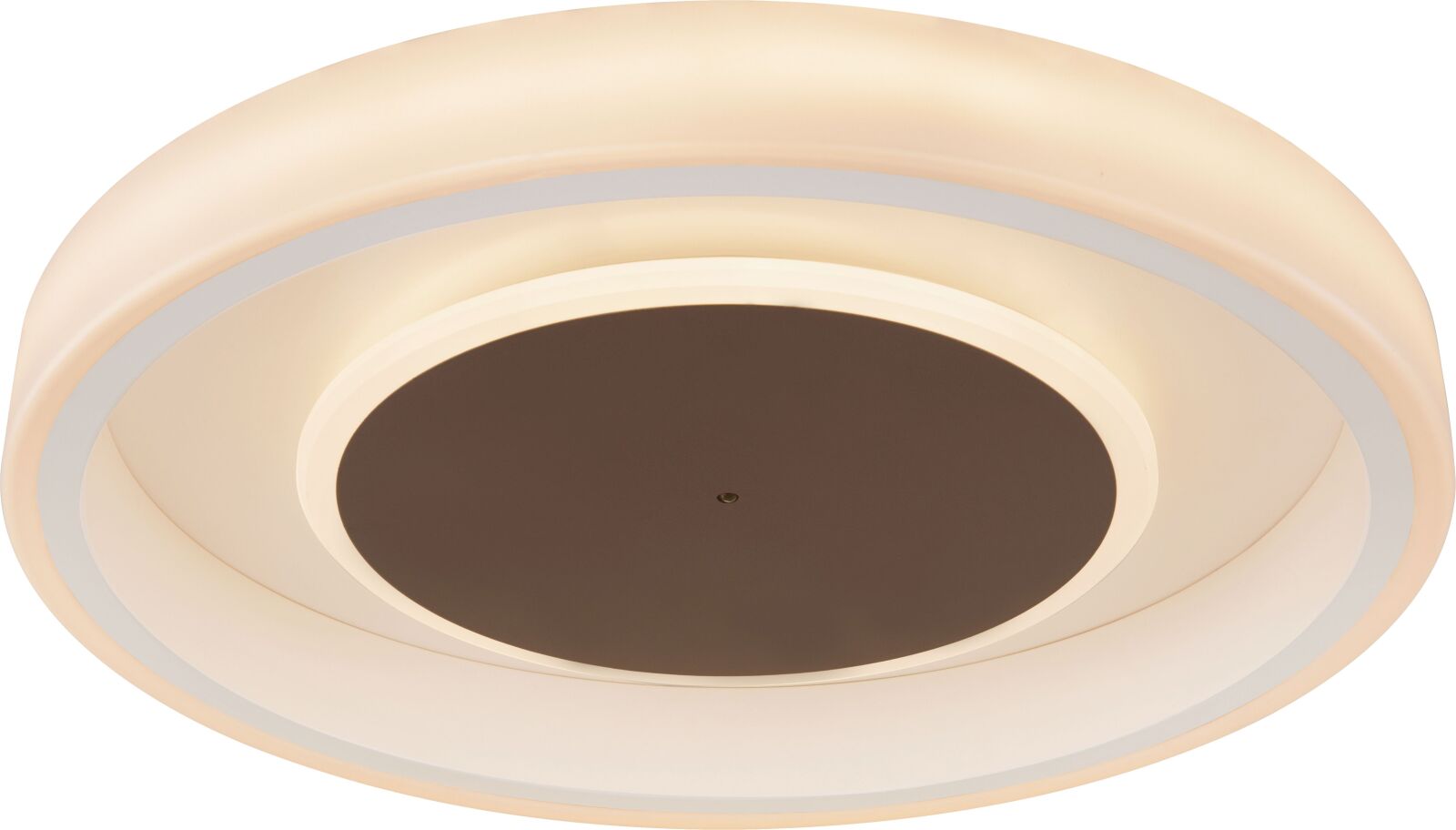 LED-Deckenleuchte - weiß - opal braun - Memoryfunktion - Ø 50 cm