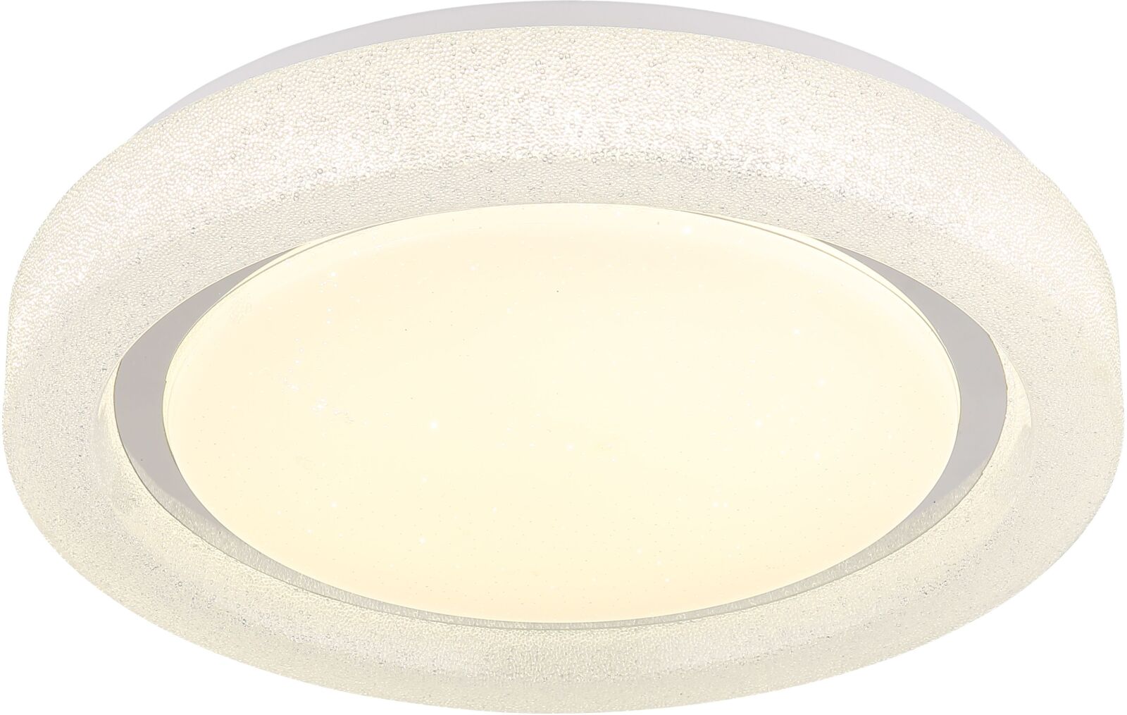 LED-Deckenleuchte - weiß - opal sparkle - Ø 38 cm