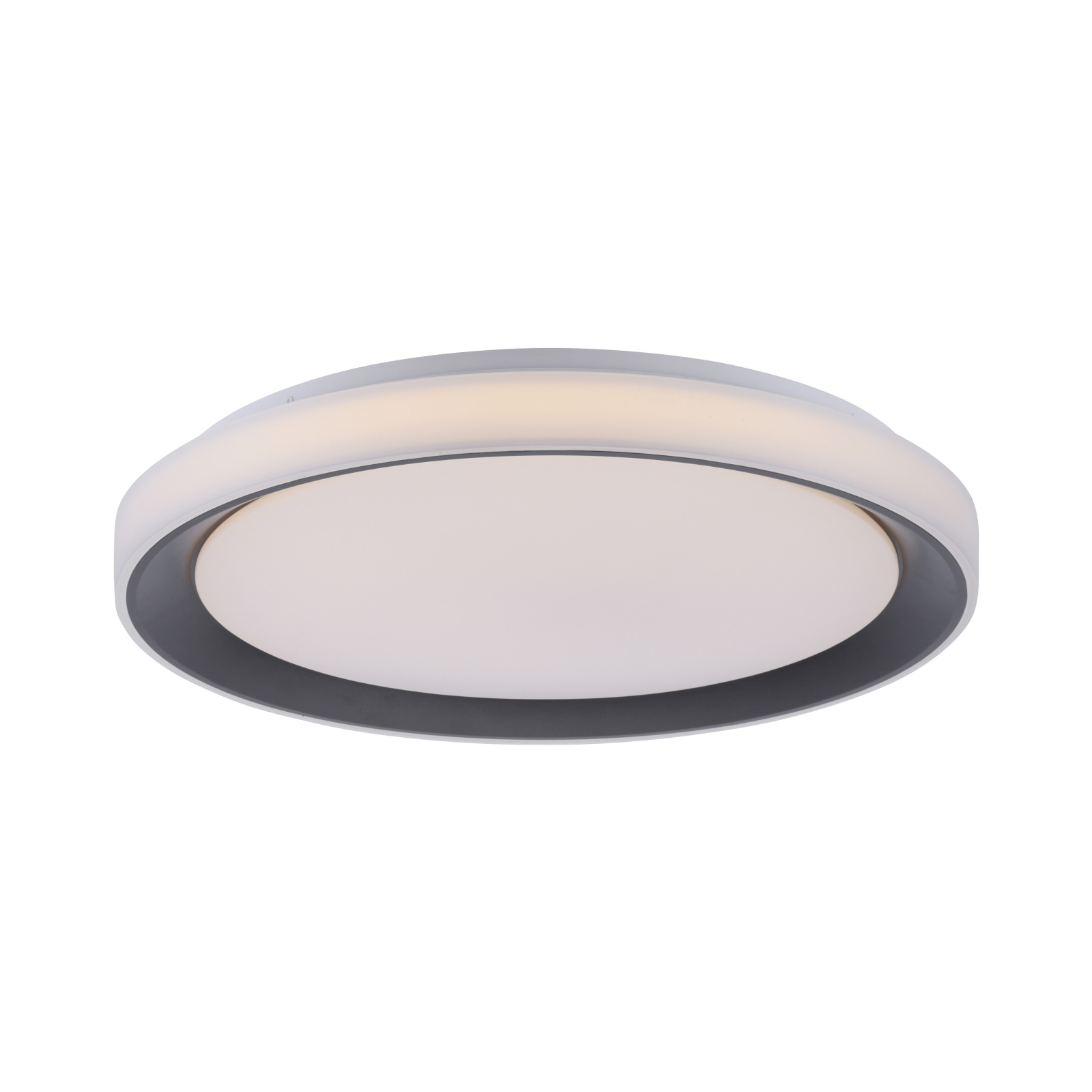 LED-Deckenleuchte - weiß-schwarz- SmartHome - mit Fernbedienung