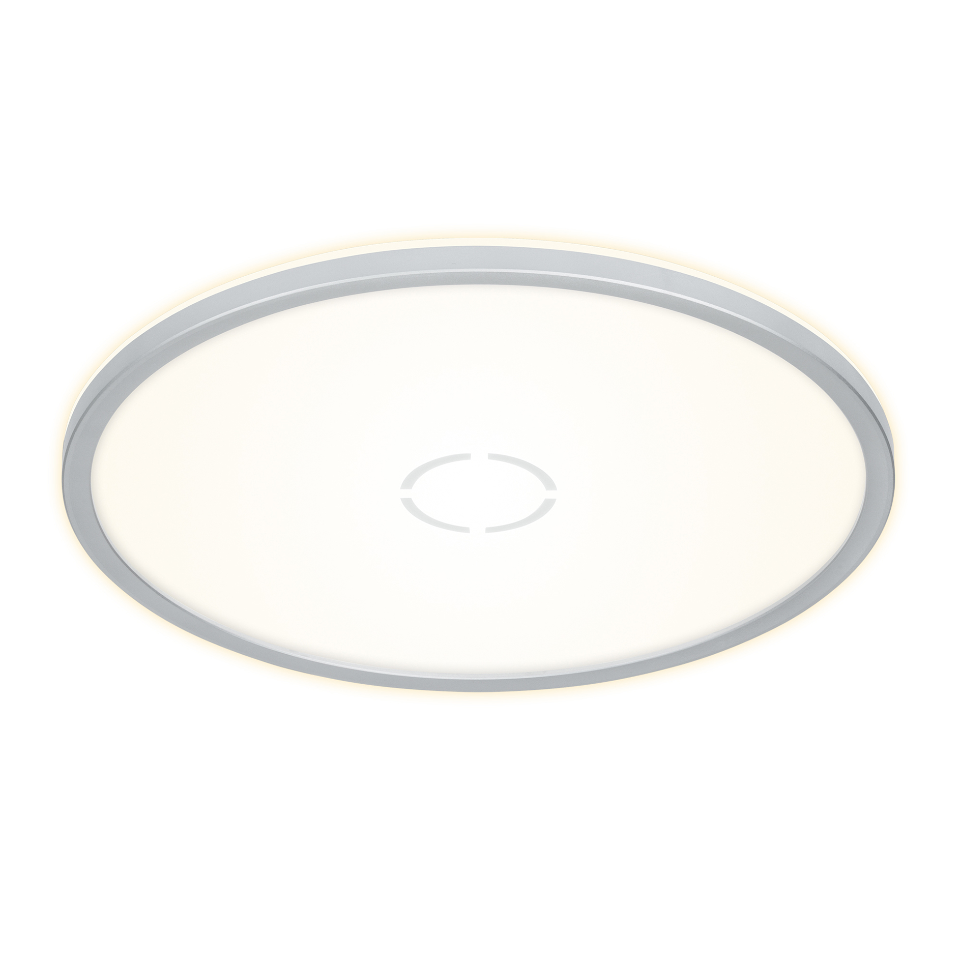 LED-Deckenleuchte - weiß-silber - Ø 42 cm