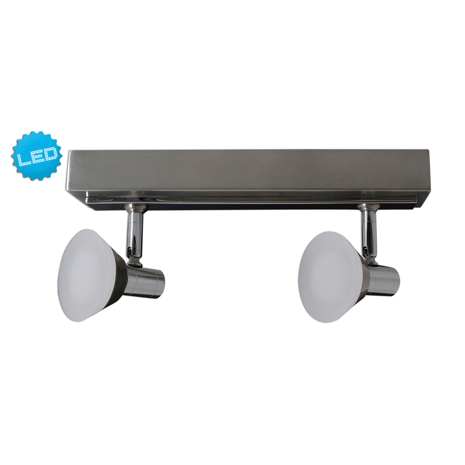 LED-Deckenspot JERICHO - chrom - 2-flammig - 30 cm