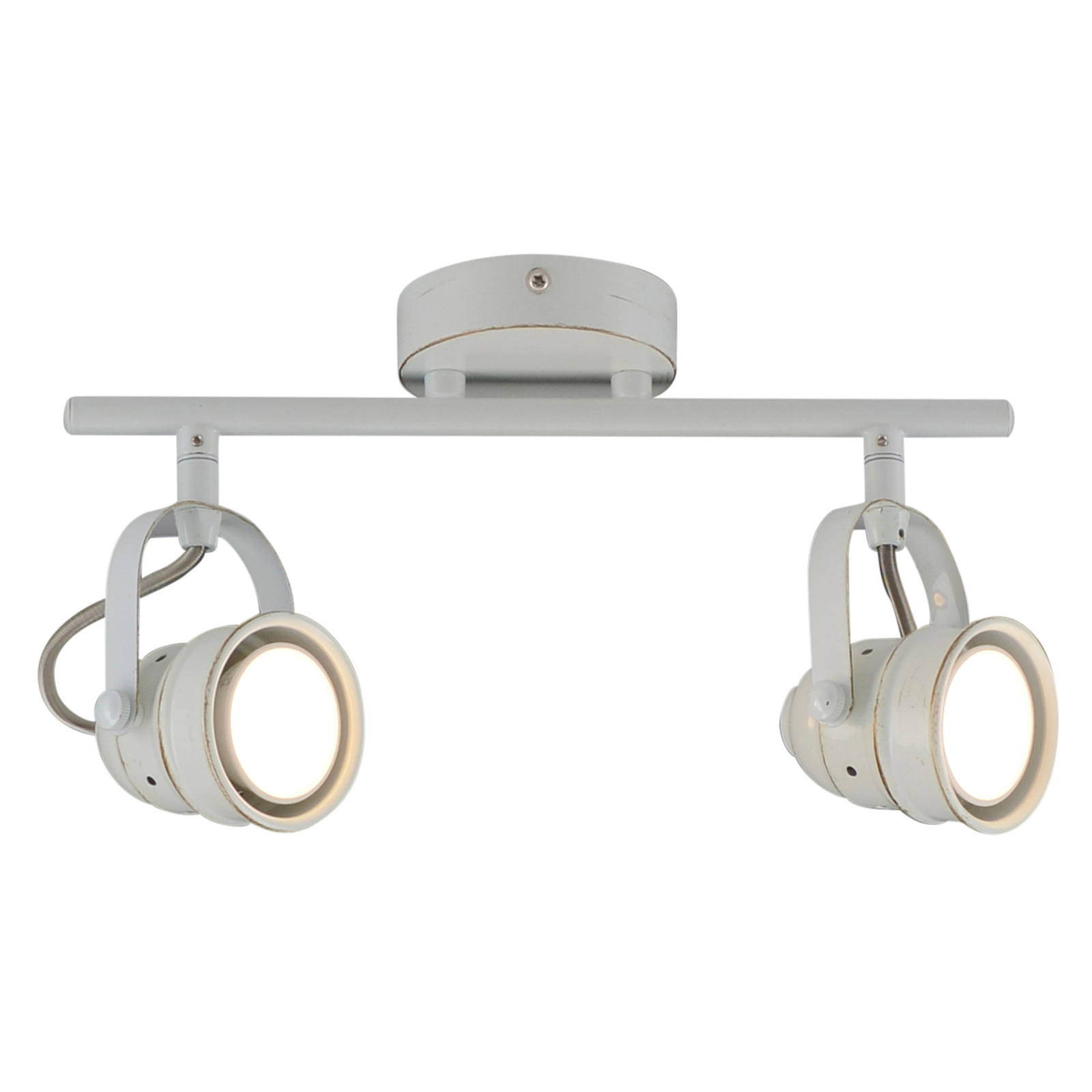 LED-Deckenspot SHABSPO - weiß - 2-flammig - 30 cm