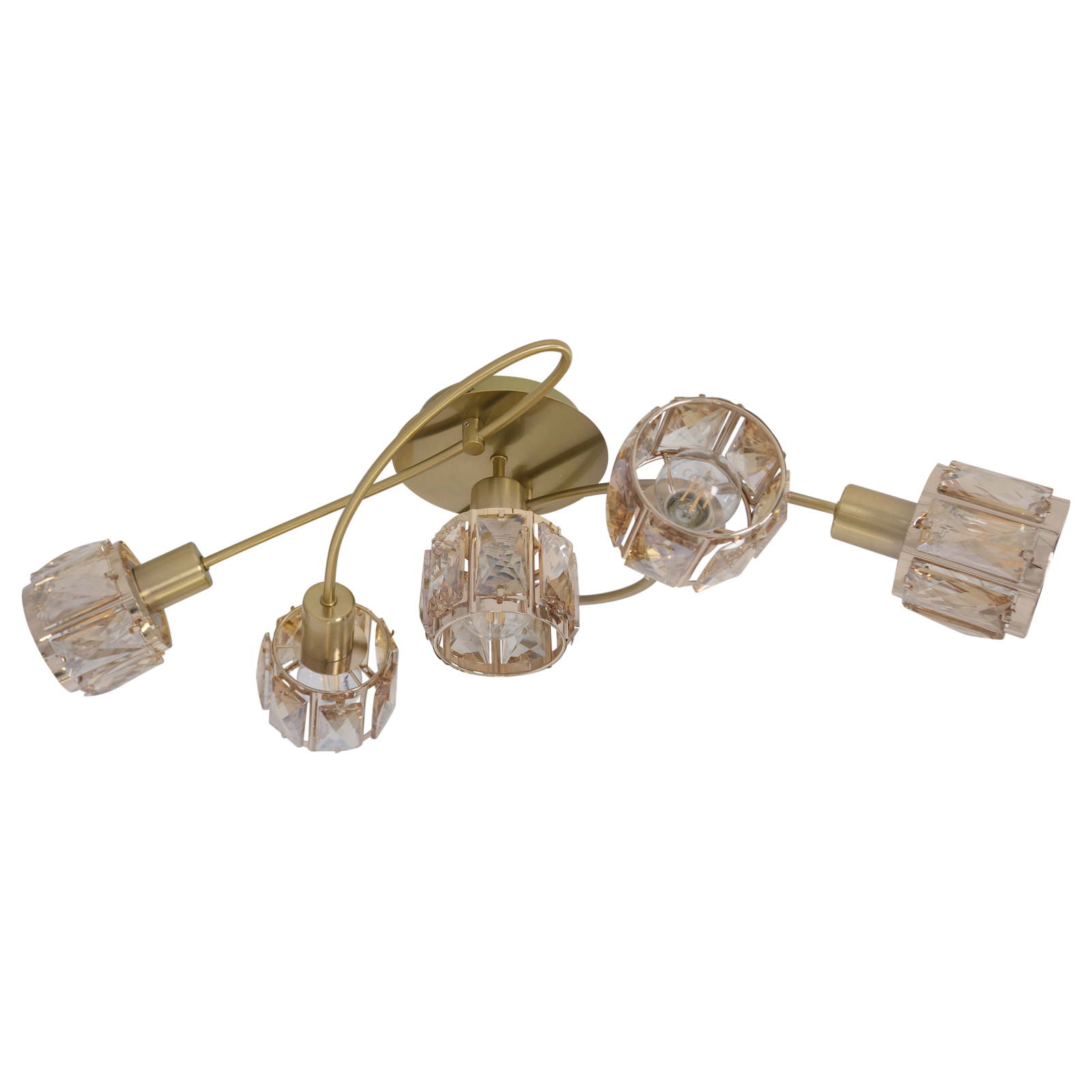 LED-Deckenstrahler JOSEFA - gold - 61 cm breit
