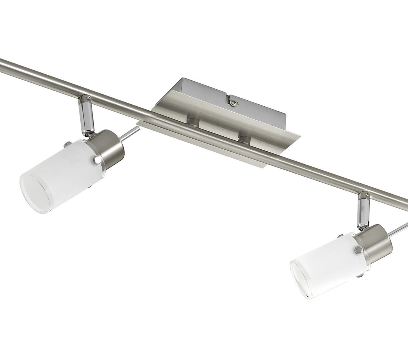 Trango 6er-Set Einbauleuchten Aus Glas & Alu – Inkl. 6x 5W GU10 LED, 3000K Warmweiß, Schwenkbar, IP23