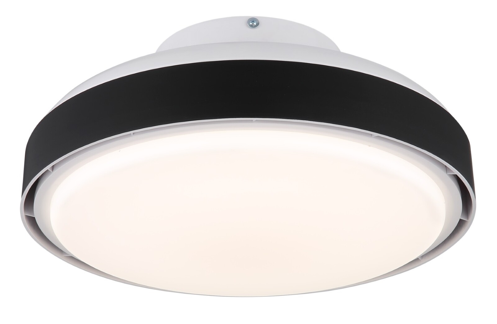 LED-Deckenventilator - schwarz matt - weiß matt - dimmbar - Ø 45 cm