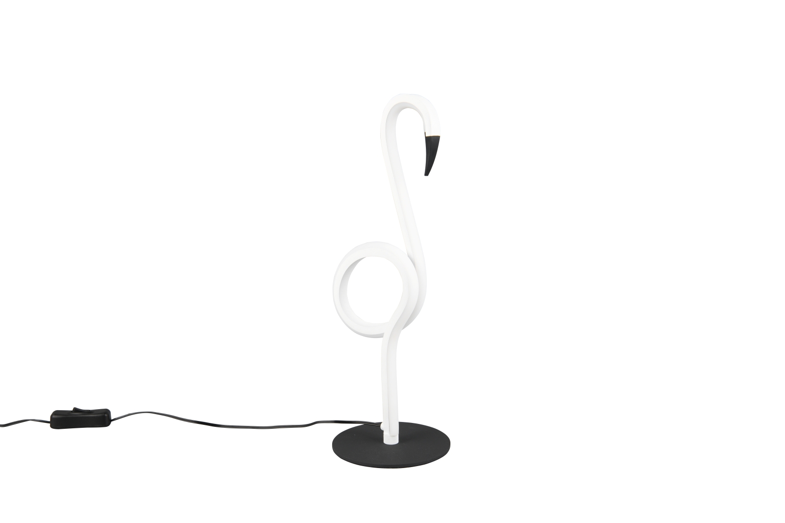 LED-Deko-Tischleuchte - weiß matt - Flamingo
