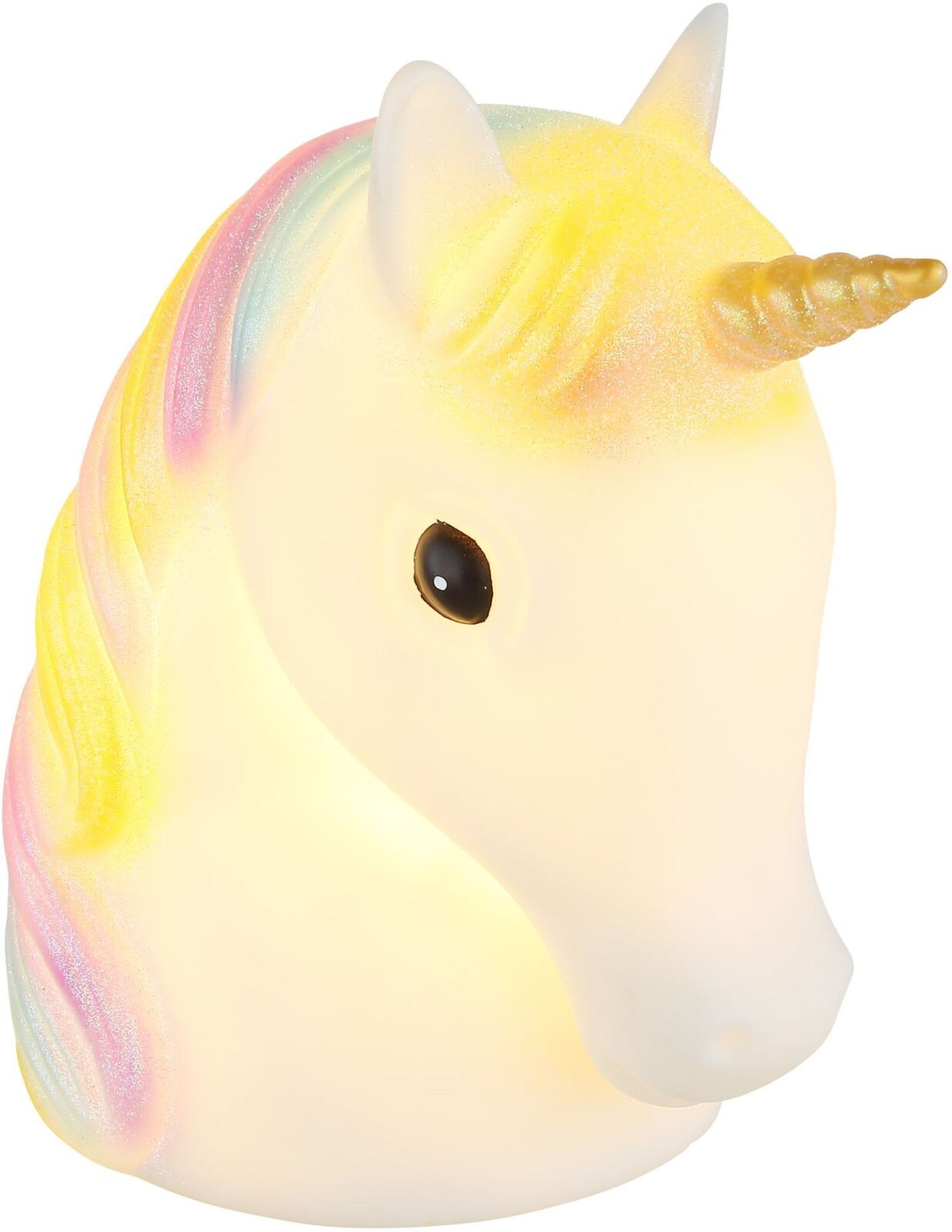 LED-Dekotischleuchte - bunt - Einhorn - 2-flammig