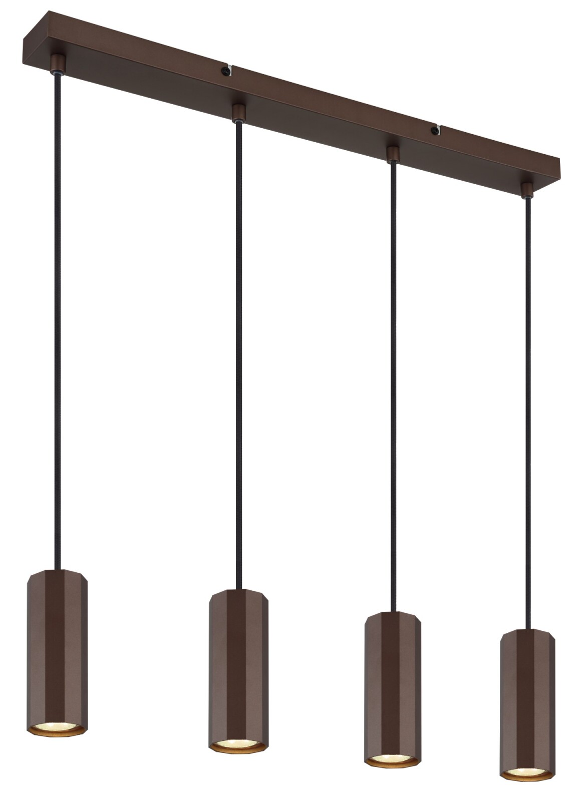 LED-Hängeleuchte - bronze matt - 4-flammig