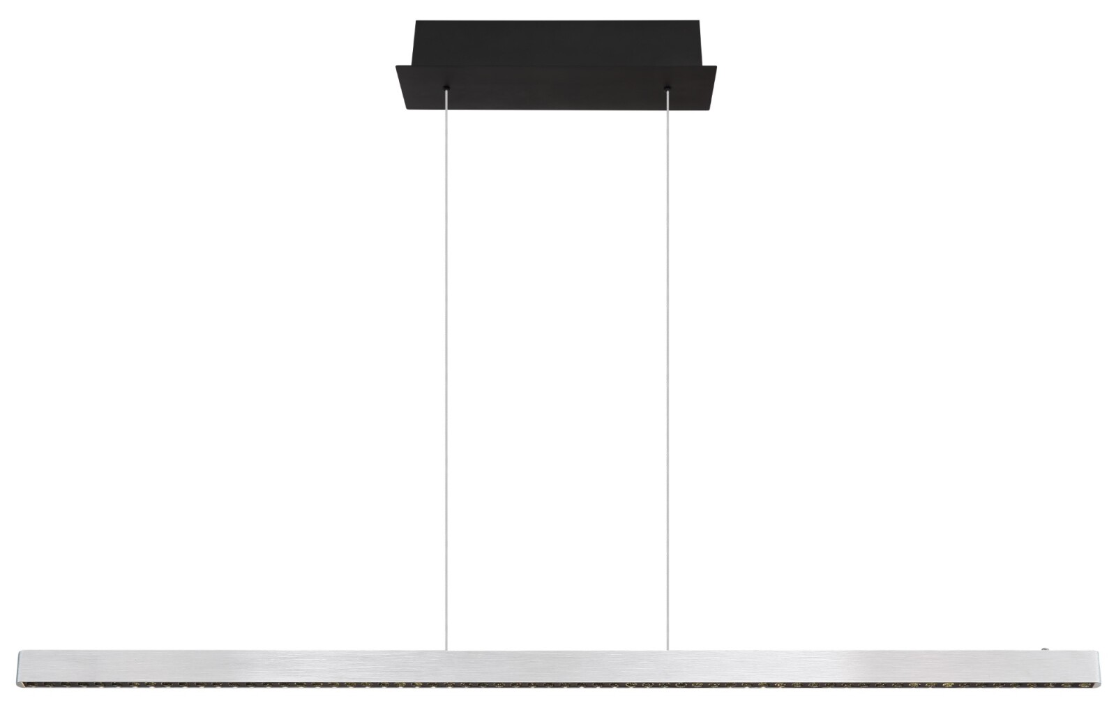 LED-Hängeleuchte - schwarz matt-Aluminium - 120 cm