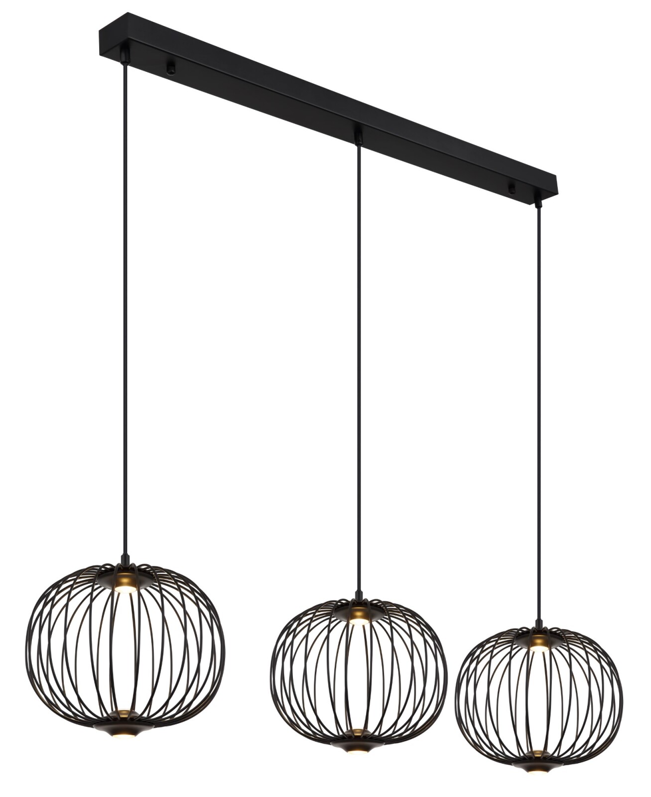 LED-Hängeleuchte - schwarz matt - Memoryfunktion