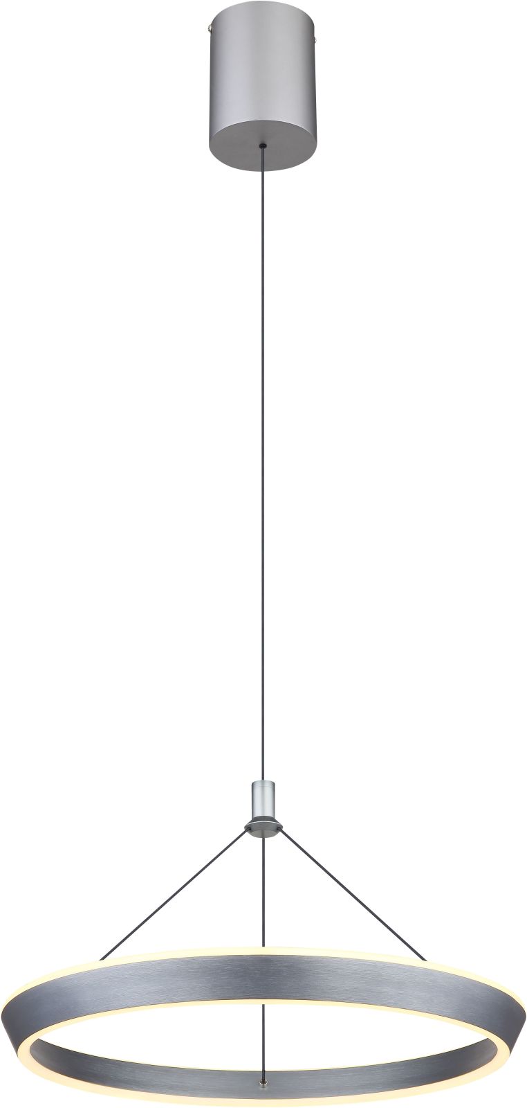 LED-Hängeleuchte - titanfarben - Ø 50 cm