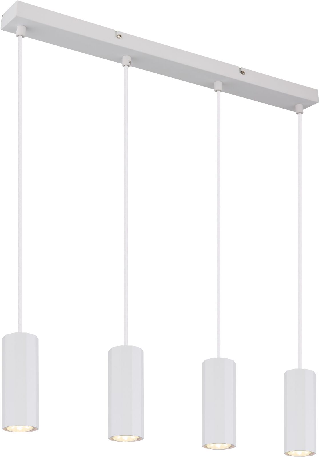 LED-Hängeleuchte - weiß matt - 4-flammig