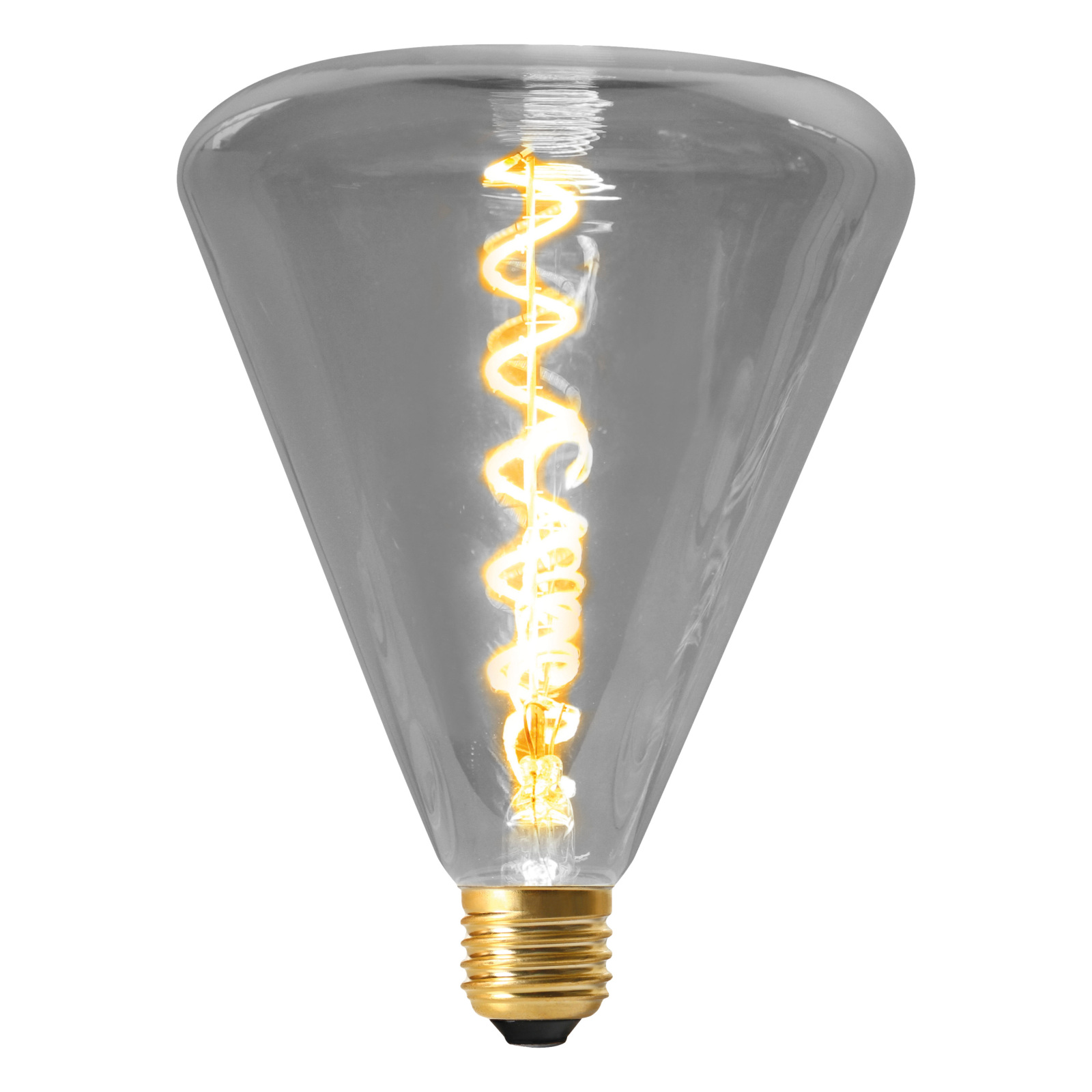 LED-Leuchtmittel DILLY - grau - 4 Watt - E27 - warmweiß