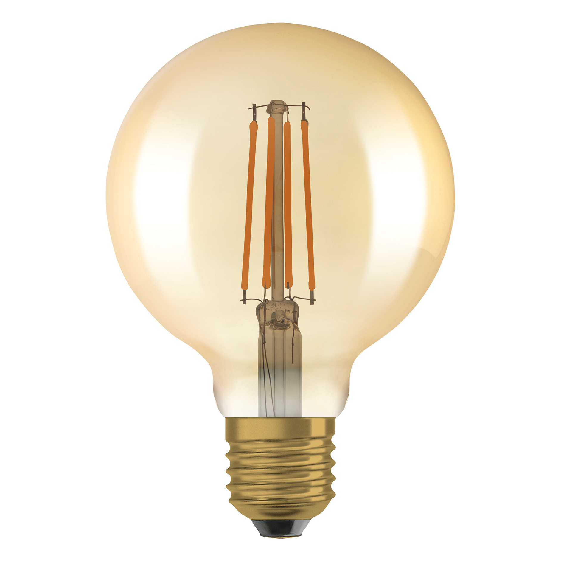 LED-Leuchtmittel Vintage Globe 2er-Set - warmweiß - 6,5 Watt - E27