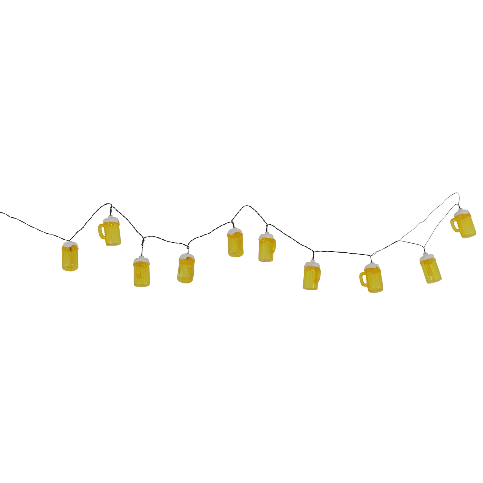 LED-Lichterkette BIERKRUG - gelb - 5 Meter