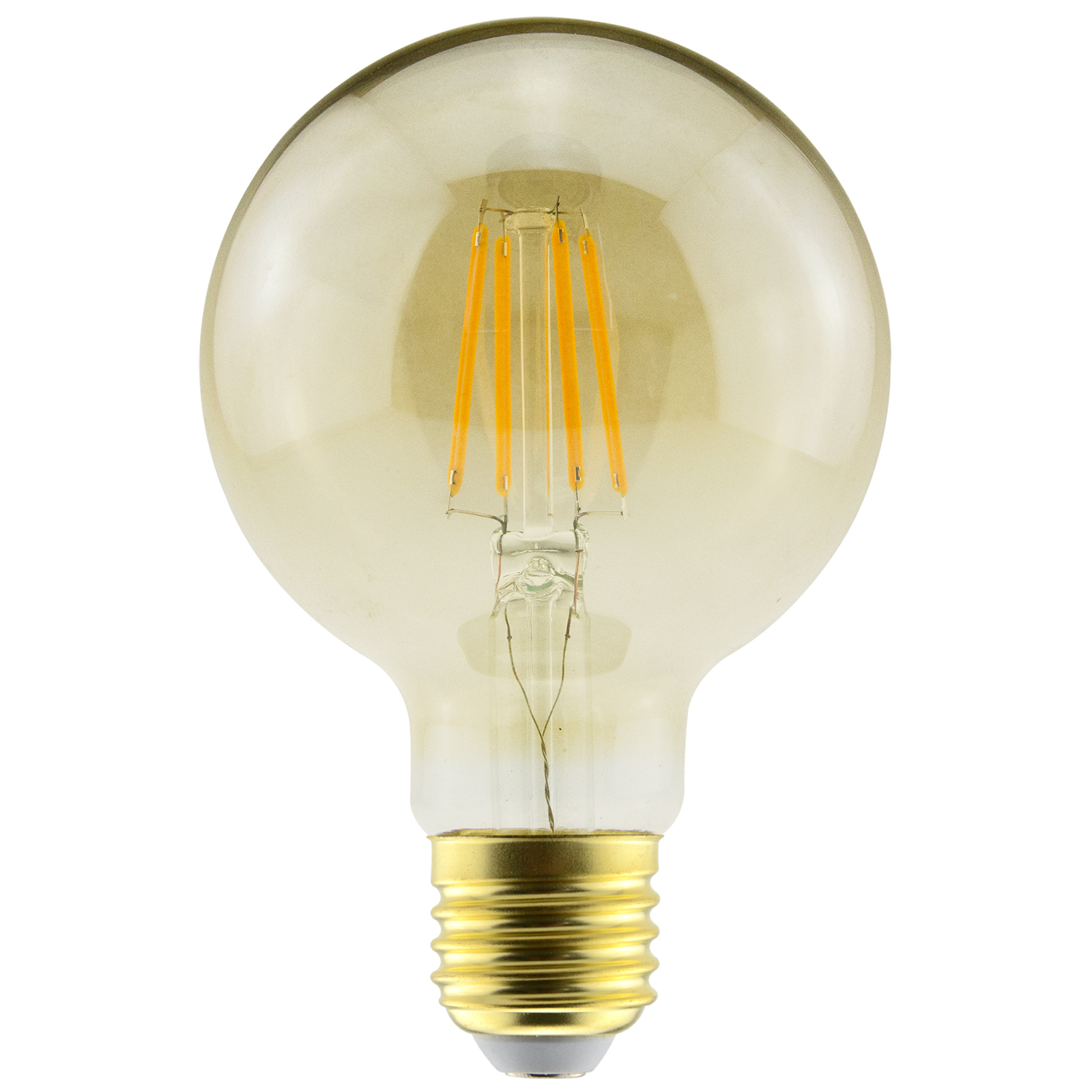 LED-LM Filament Globe - amber - 4,5 Watt - warmweiß - E27
