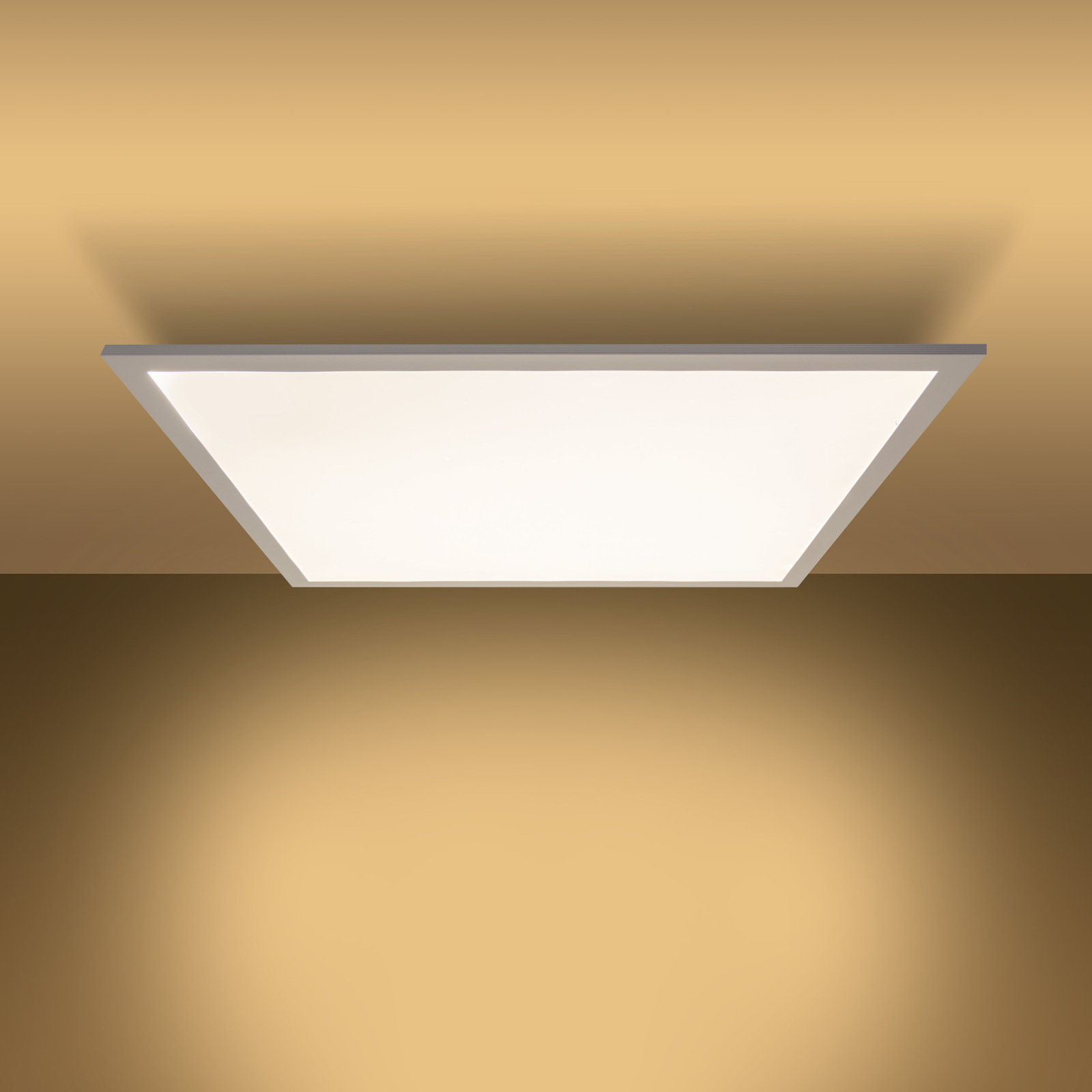 LED-Panel-Deckenleuchte NICO - weiß - mit Fernbedienung - 45x45 cm