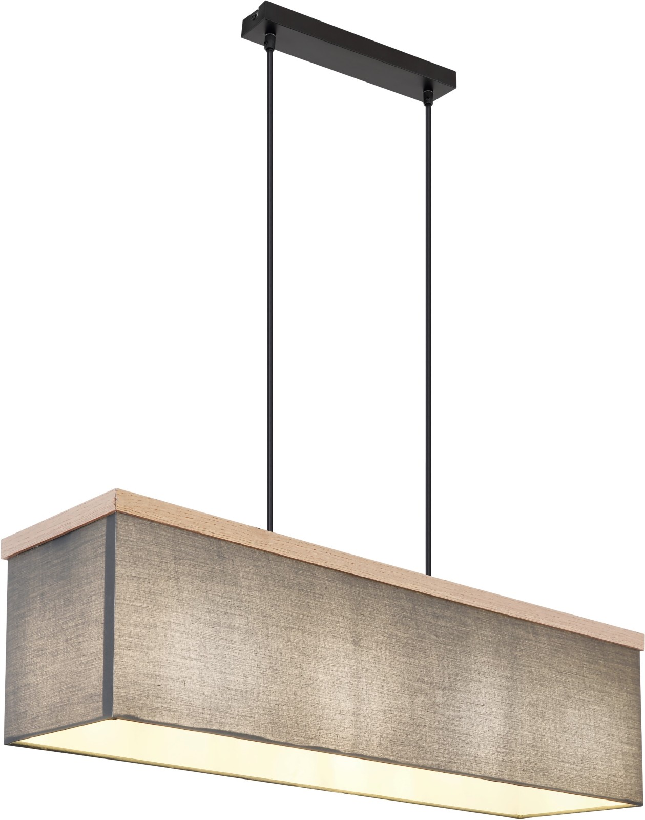 LED Pendelleuchte - anthrazit-schwarz matt - 120 cm