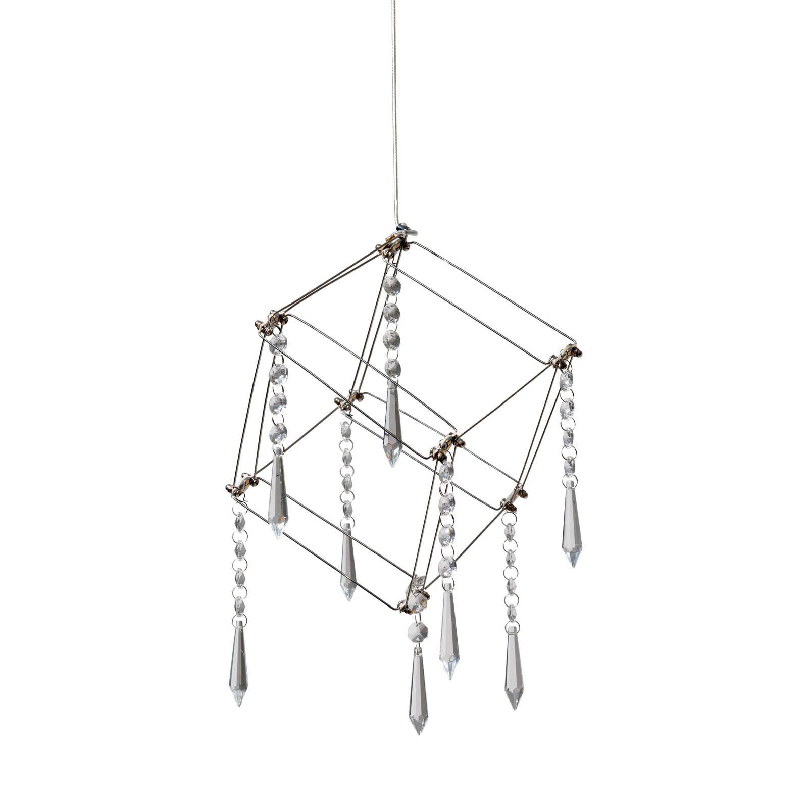 LED-Pendelleuchte ARANEUS - chrom - 15,5 cm