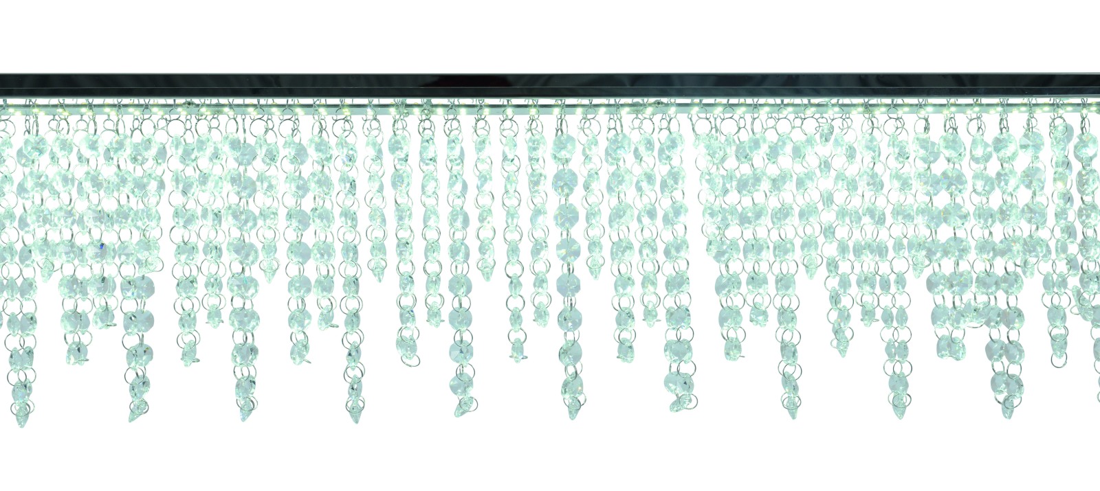 LED-Pendelleuchte DIAMOND - chrom - Kristallglas - dimmbar 
